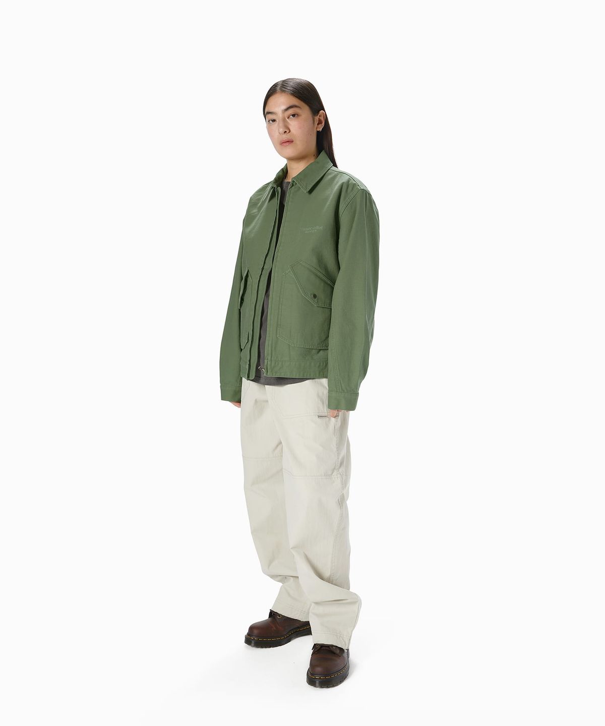 디스이즈네버댓(THISISNEVERTHAT) Washed Work Jacket Green