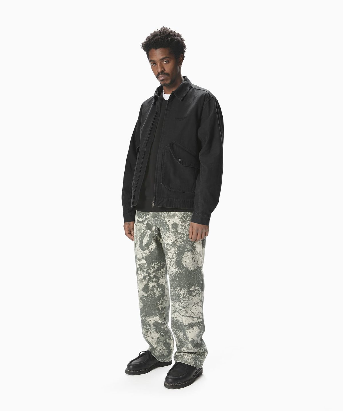 디스이즈네버댓(THISISNEVERTHAT) Washed Work Jacket Black