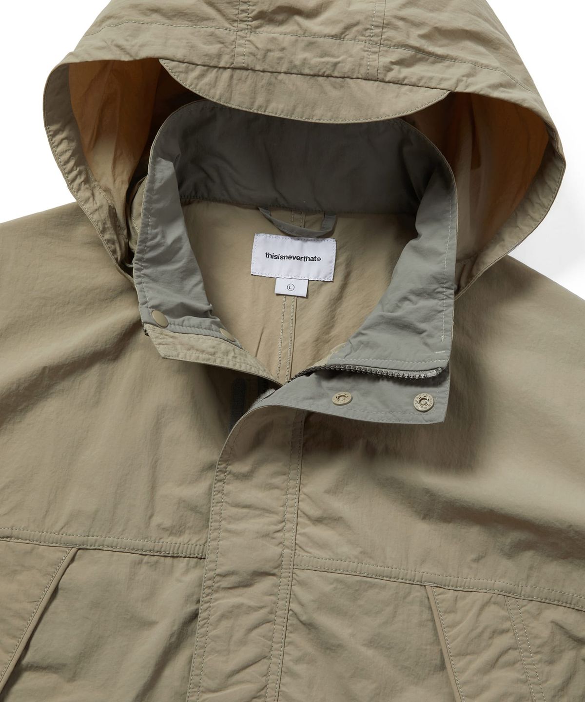 디스이즈네버댓(THISISNEVERTHAT) Nylon Mountain Jacket Beige