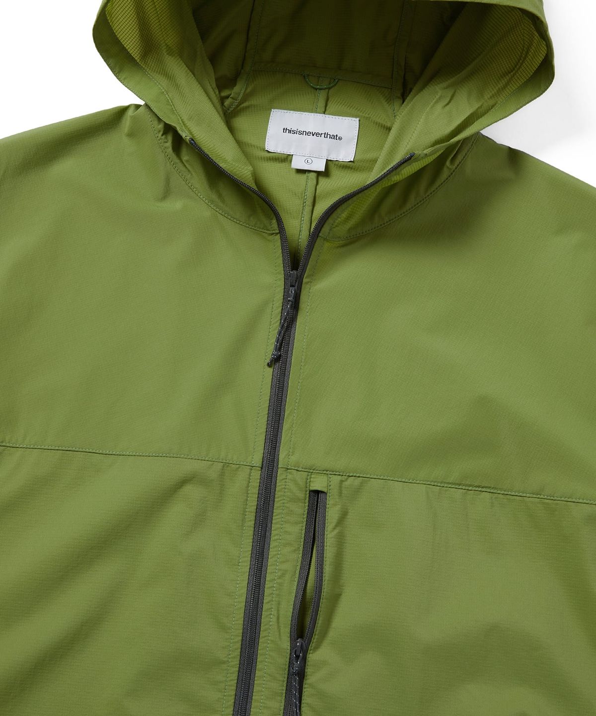 디스이즈네버댓(THISISNEVERTHAT) PERTEX® EQ Wind Jacket Green