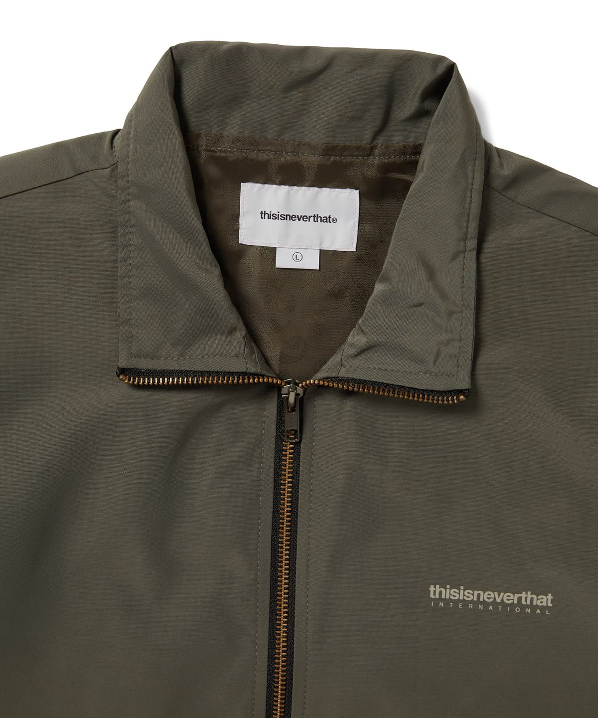 디스이즈네버댓(THISISNEVERTHAT) INTL. Team Jacket Olive