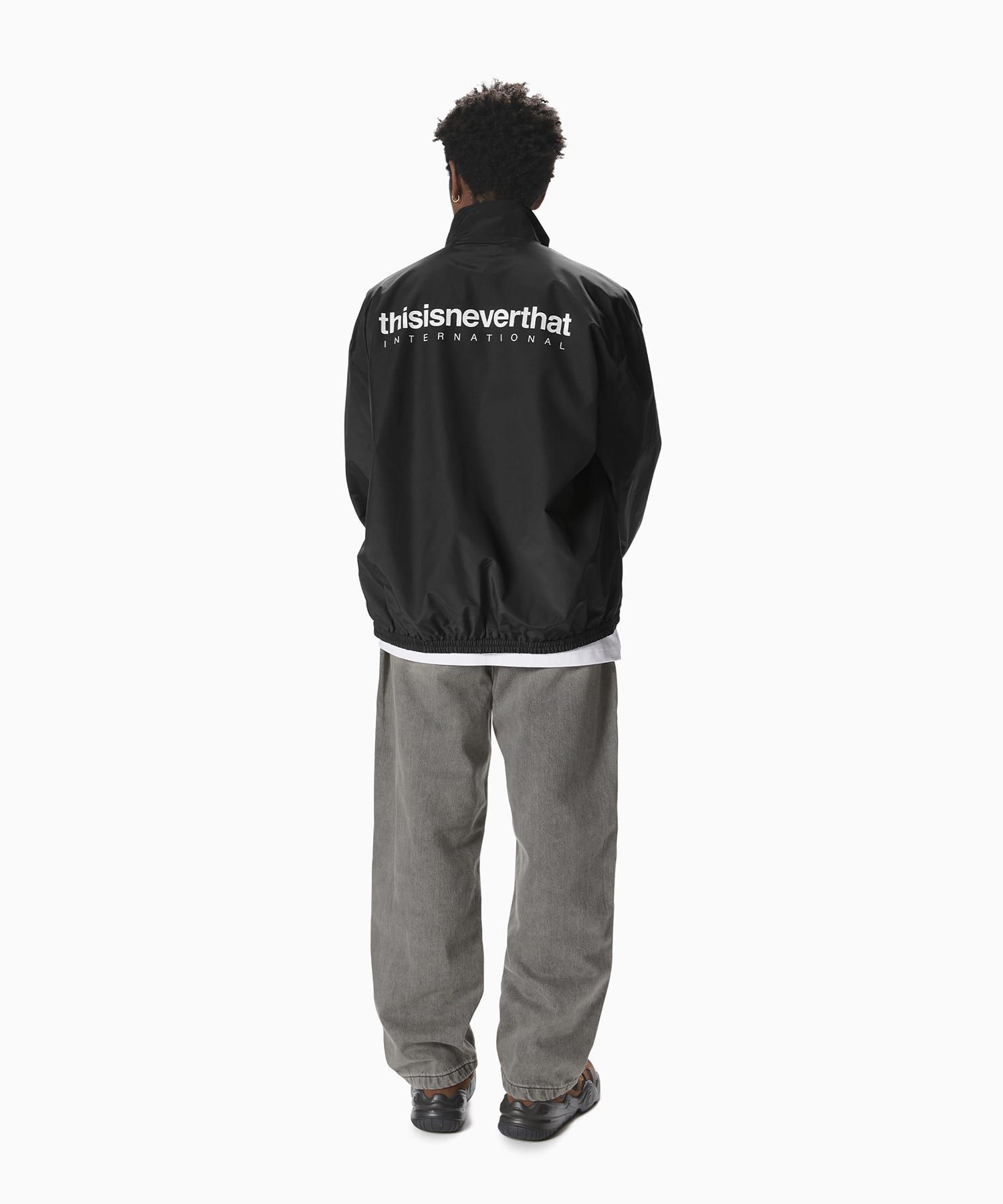 MUSINSA | thisisneverthat® INTL. Team Jacket Black