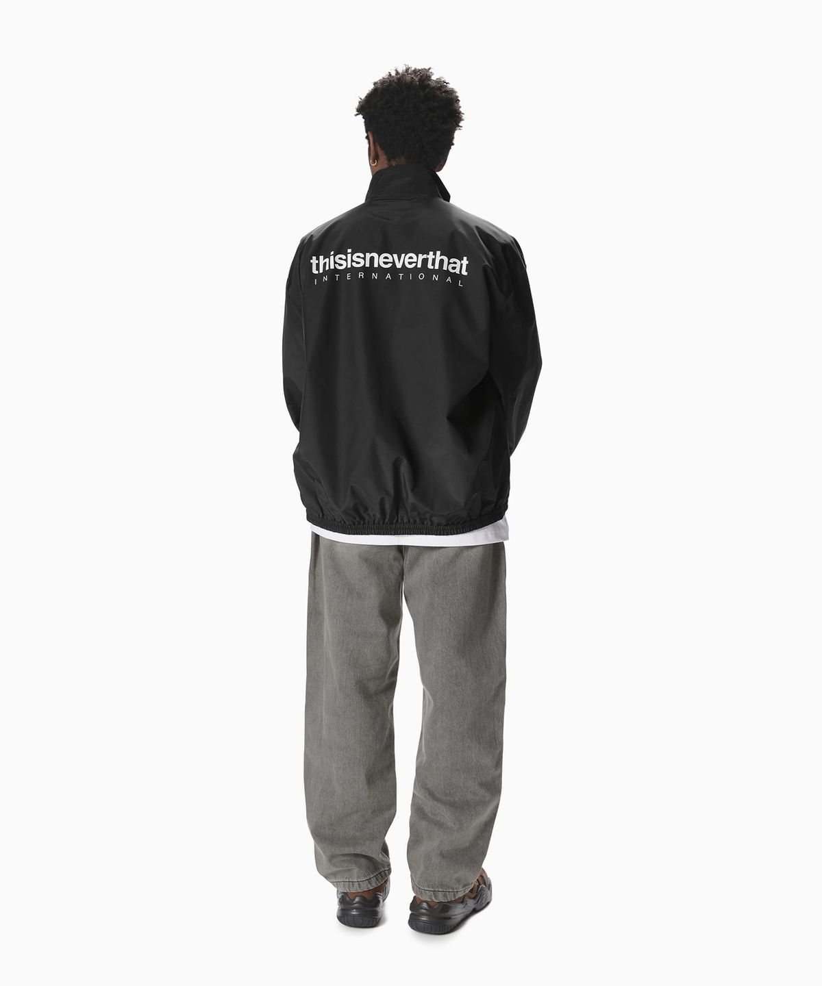 디스이즈네버댓(THISISNEVERTHAT) INTL. Team Jacket Black