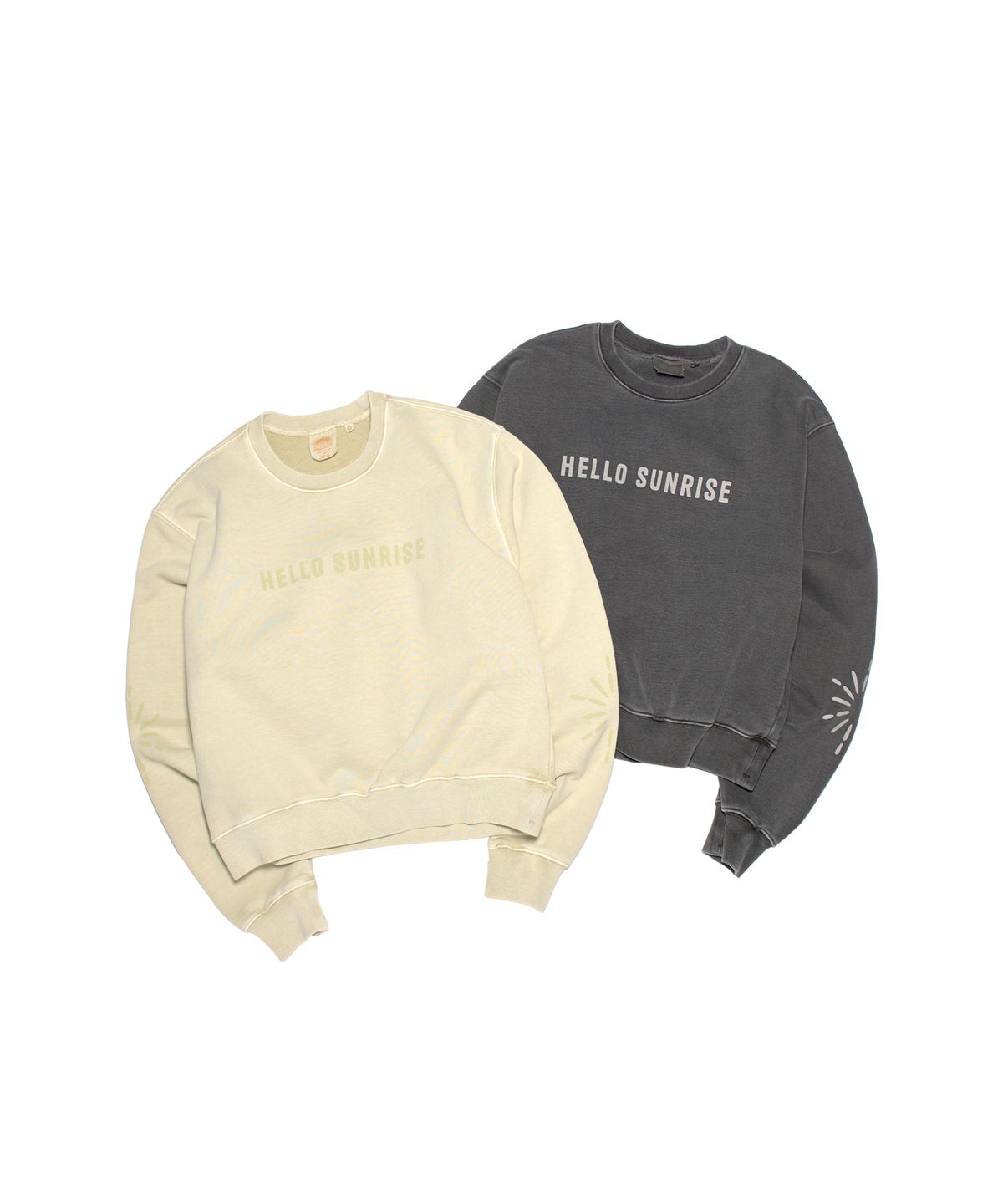 헬로 선라이즈(HELLO SUNRISE) Ethnic Symbol Sweatshirt(W)_Charcoal