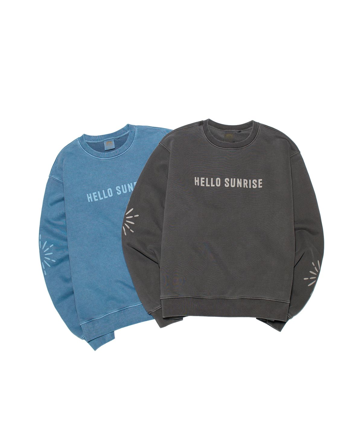 헬로 선라이즈(HELLO SUNRISE) Ethnic Symbol Sweatshirt_Teal