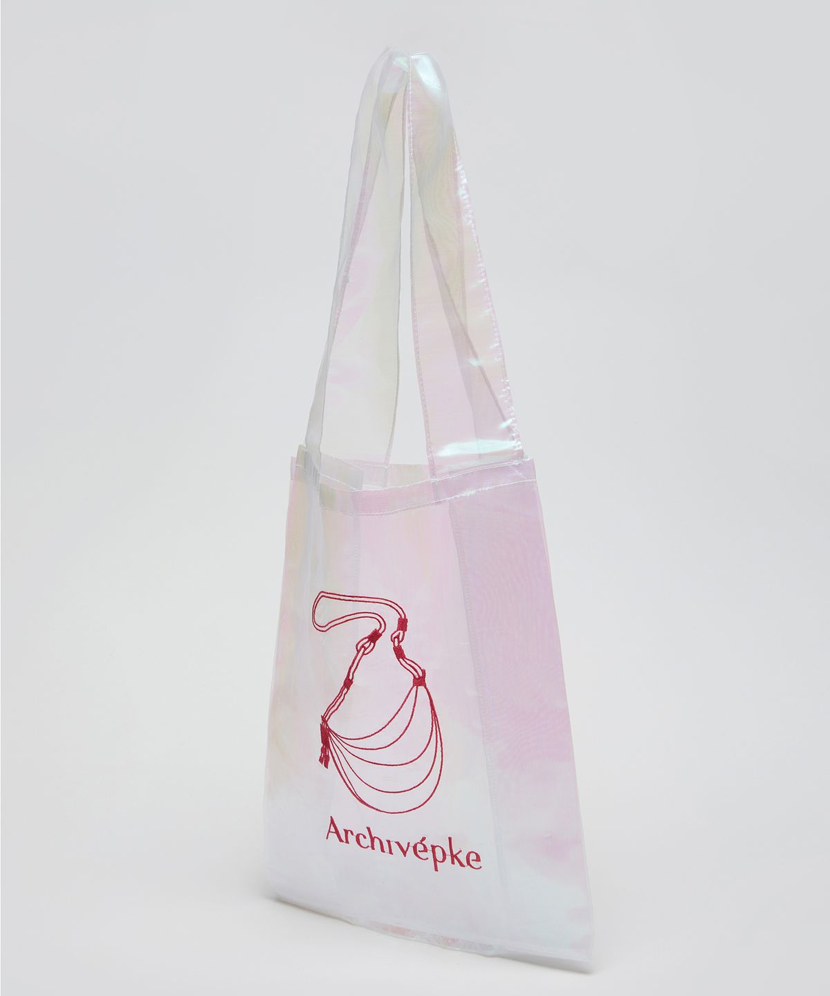 아카이브앱크(ARCHIVEPKE) [Fling-mové 000] Embroidery bag(Odd pink)