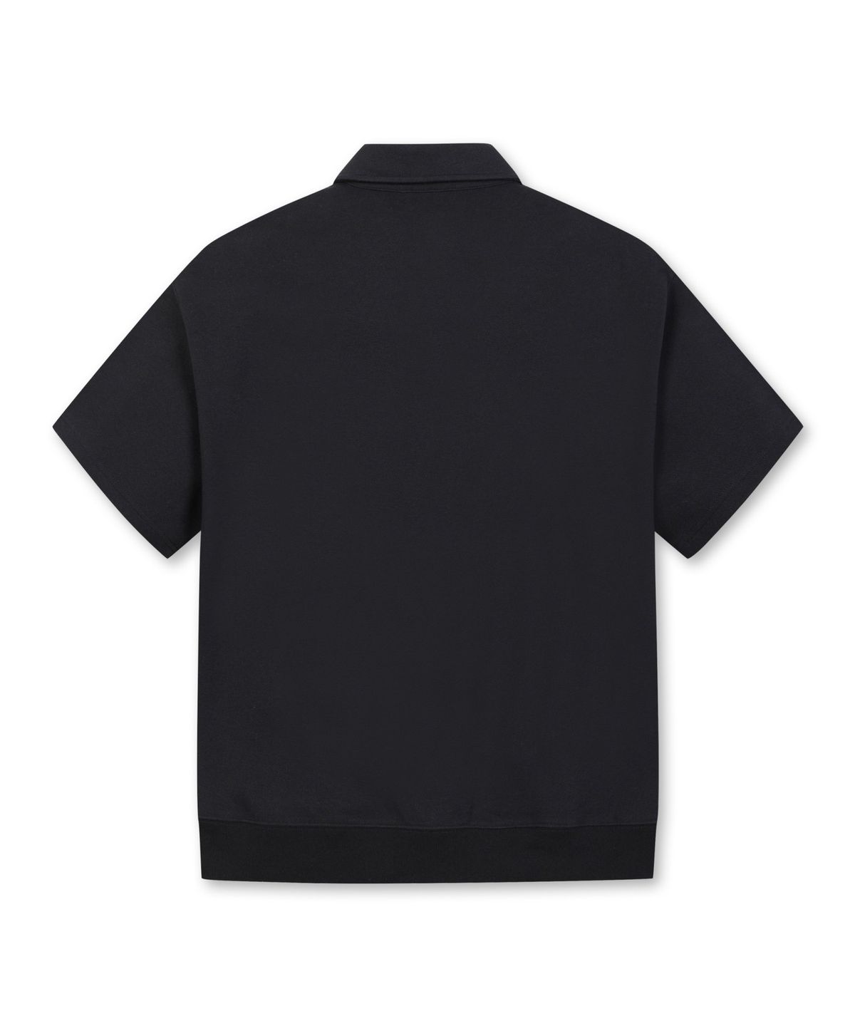골든베어(GOLDEN BEAR) 1/2 Sleeves Polo Collar Sweatshirt_G4TAM25191BKX