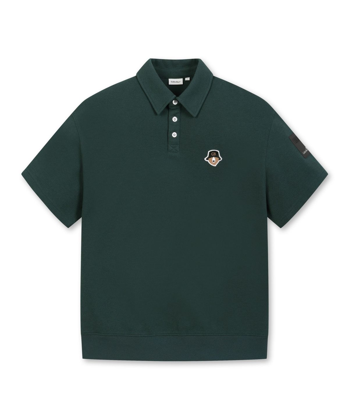 골든베어(GOLDEN BEAR) 1/2 Sleeves Polo Collar Sweatshirt_G4TAM25191GRX