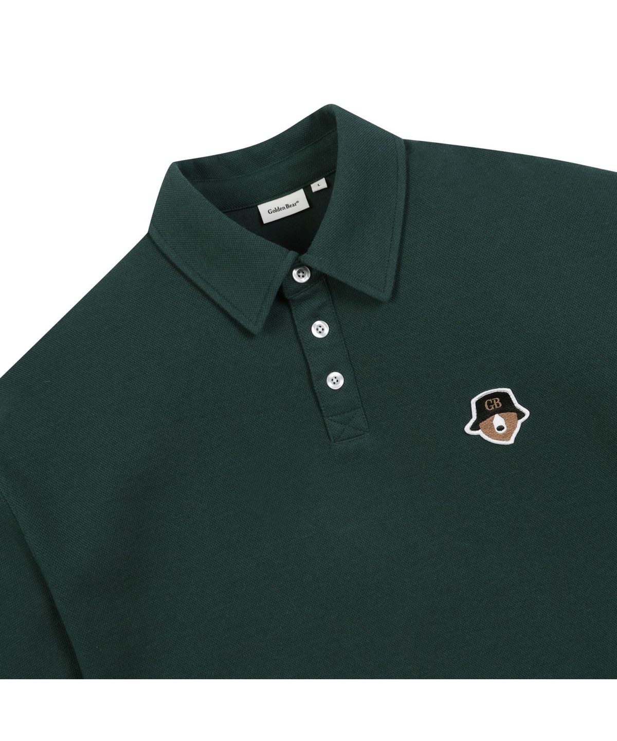 골든베어(GOLDEN BEAR) 1/2 Sleeves Polo Collar Sweatshirt_G4TAM25191GRX