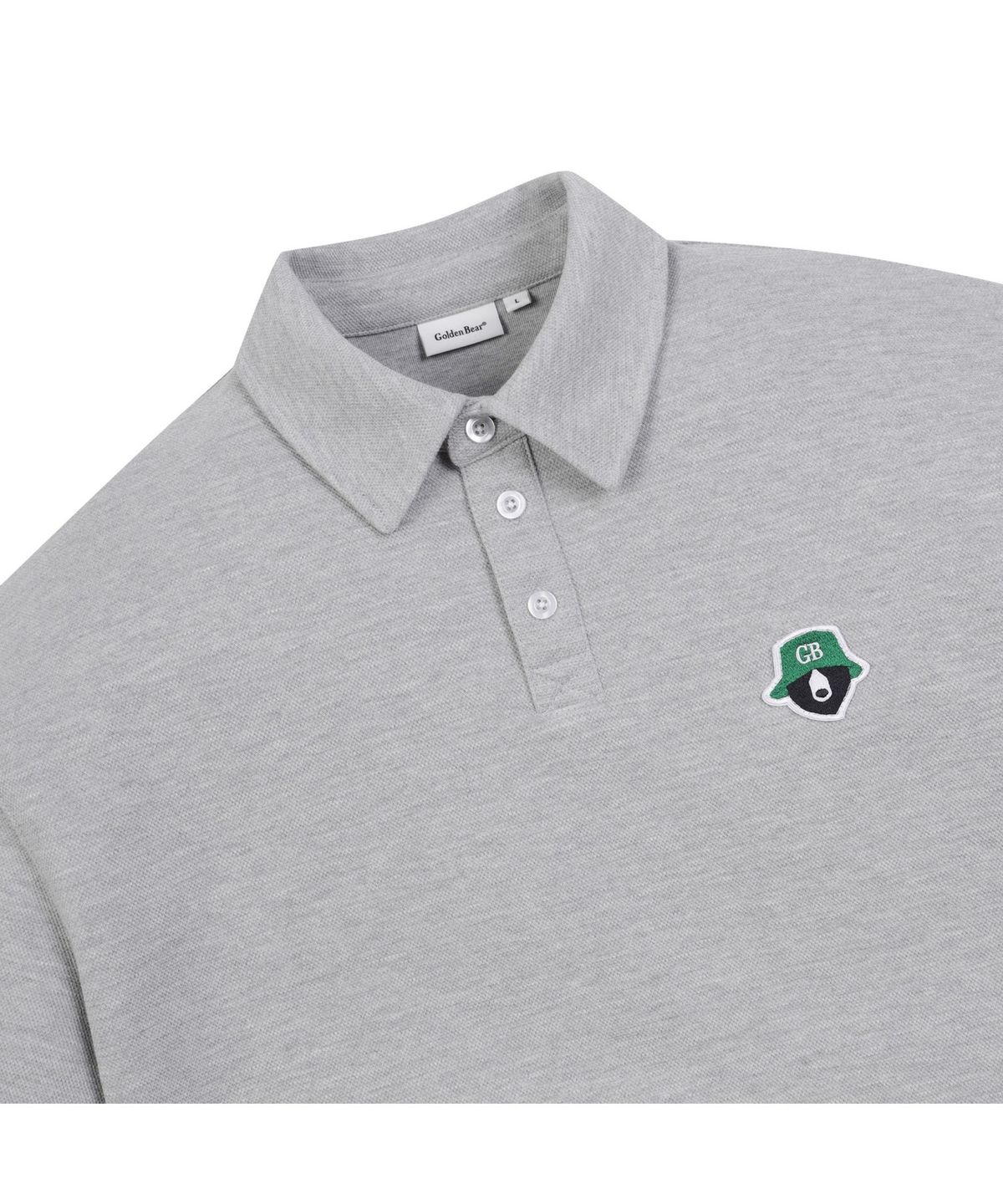 골든베어(GOLDEN BEAR) 1/2 Sleeves Polo Collar Sweatshirt_G4TAM25191GYX