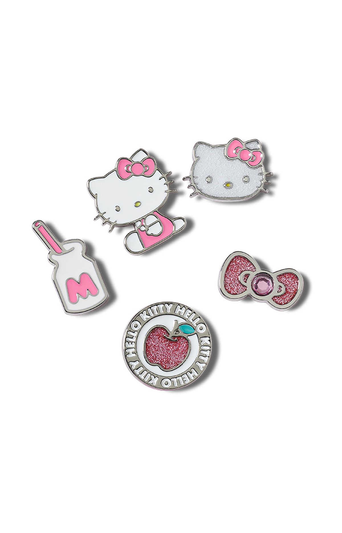 크록스키즈(CROCS KIDS) 지비츠 HELLO KITTY FRNDS ELEVTD 5세트
