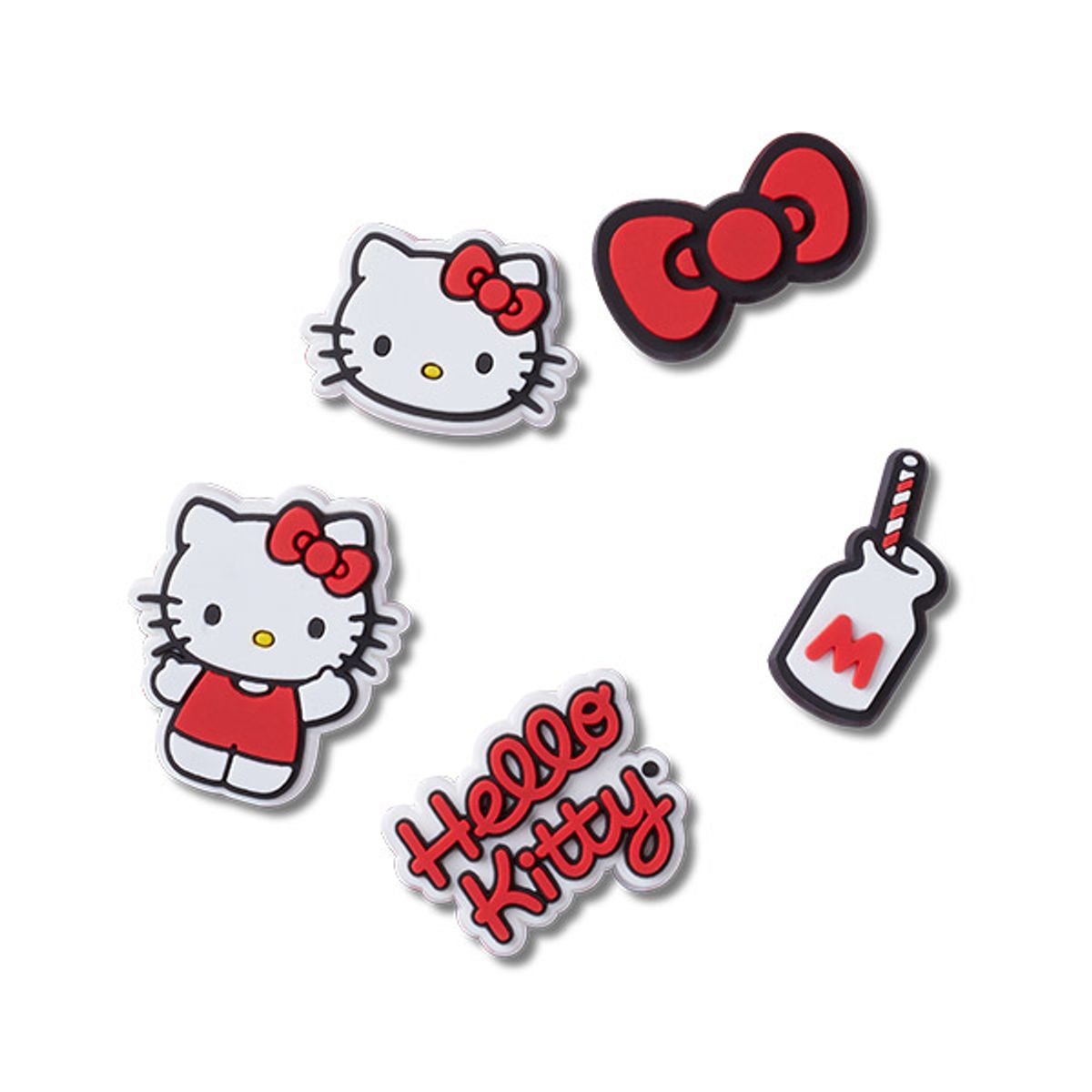 크록스키즈(CROCS KIDS) 지비츠 HELLO KITTY 5세트