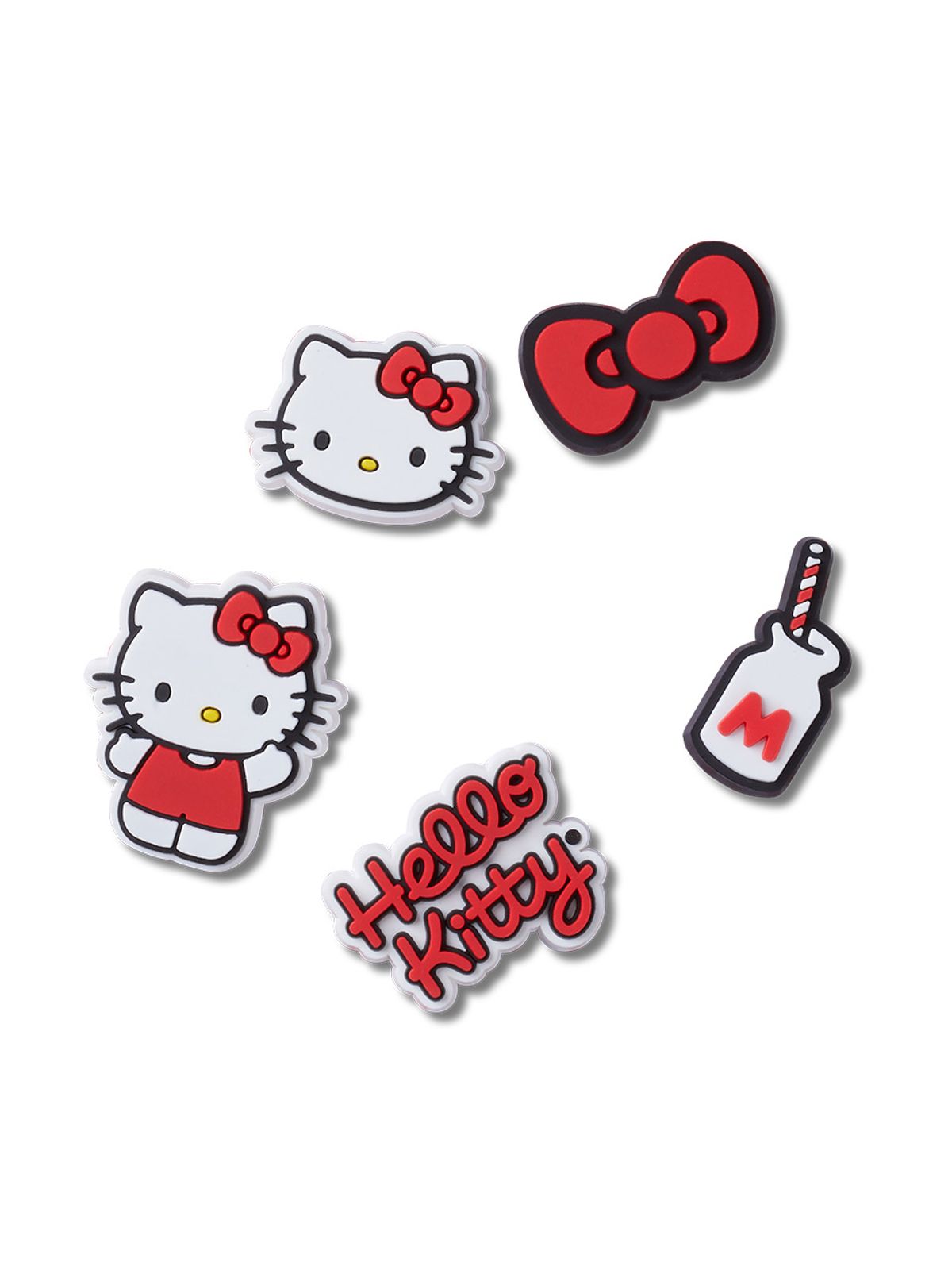 크록스키즈(CROCS KIDS) 지비츠 HELLO KITTY 5세트