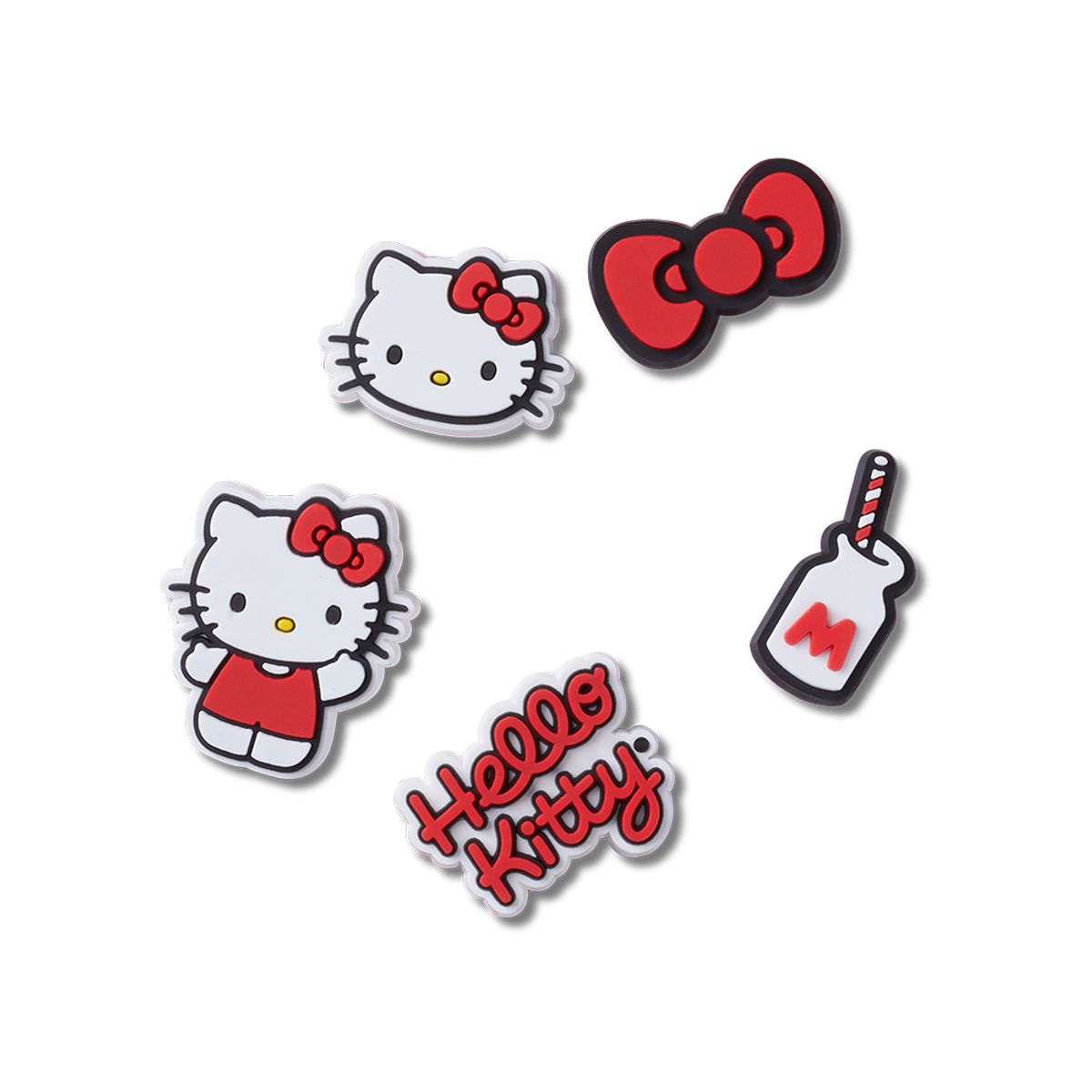 크록스키즈(CROCS KIDS) 지비츠 HELLO KITTY 5세트