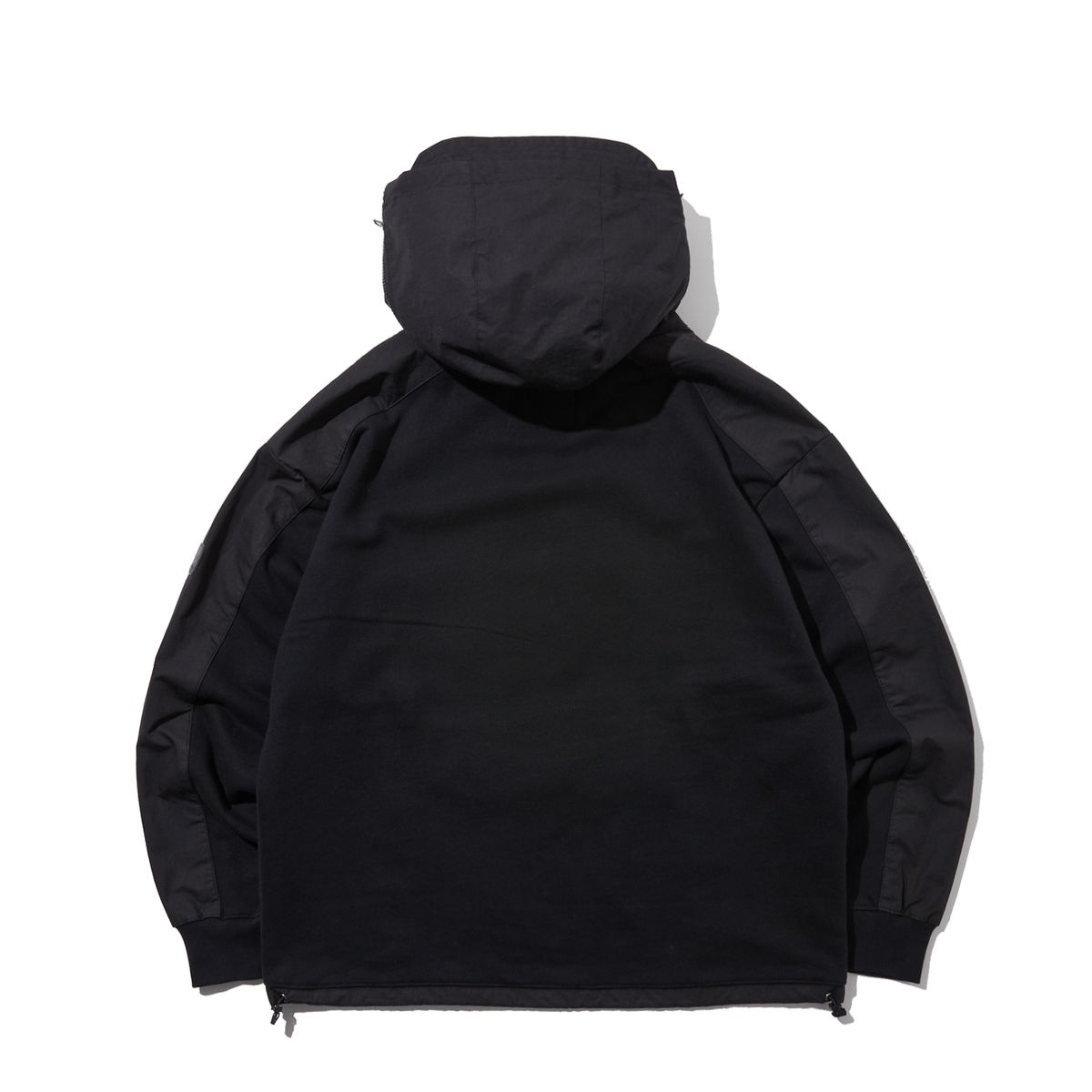 펜필드(PENFIELD) CN 믹스드 오픈 후디 스웨트 자켓 블랙_FR1KH50U