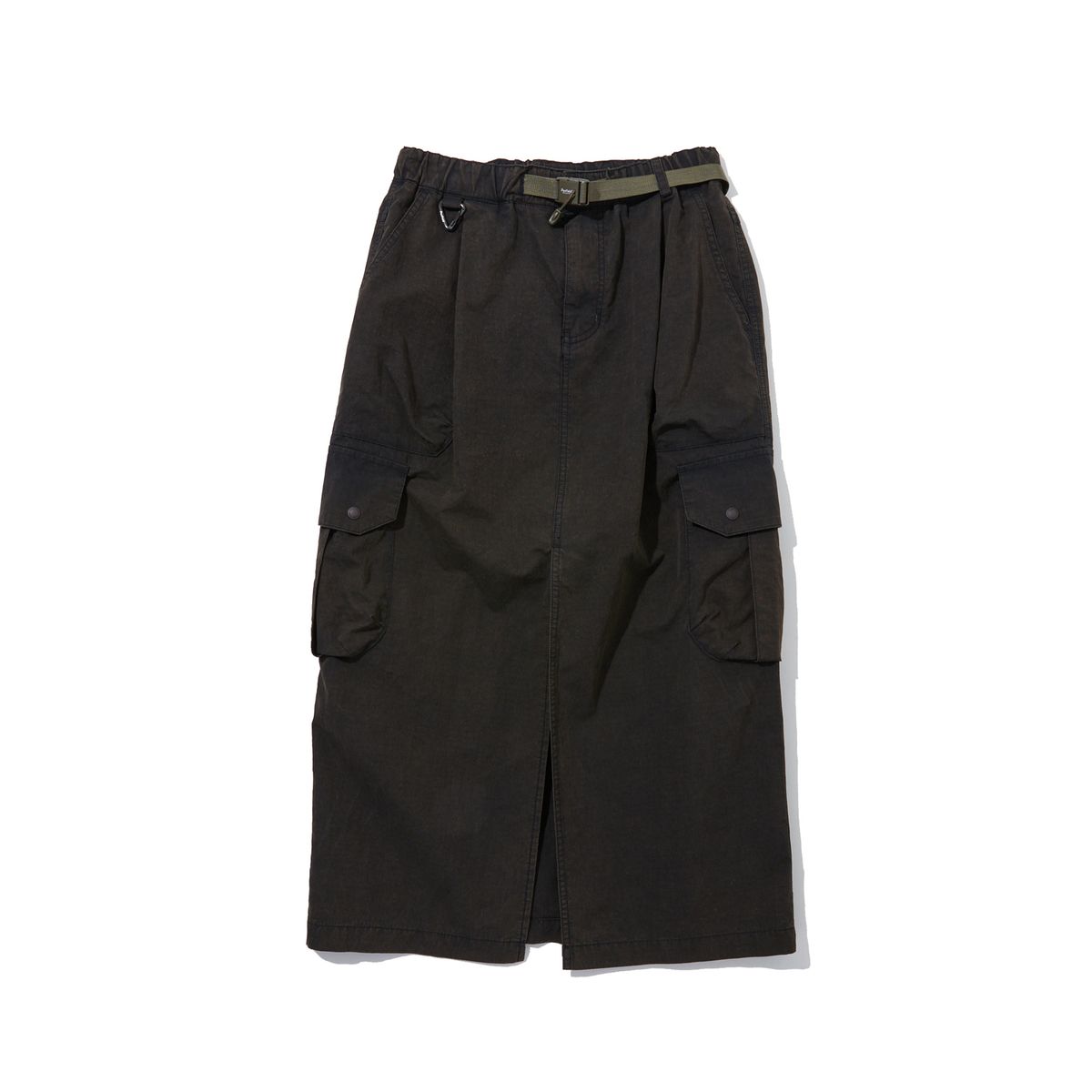 펜필드(PENFIELD) CN 페이디드 H라인 카고 스커트 다크브라운_FR2WS70F