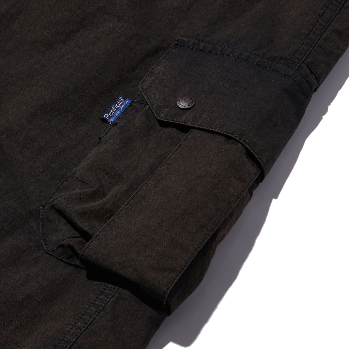 펜필드(PENFIELD) CN 페이디드 H라인 카고 스커트 다크브라운_FR2WS70F