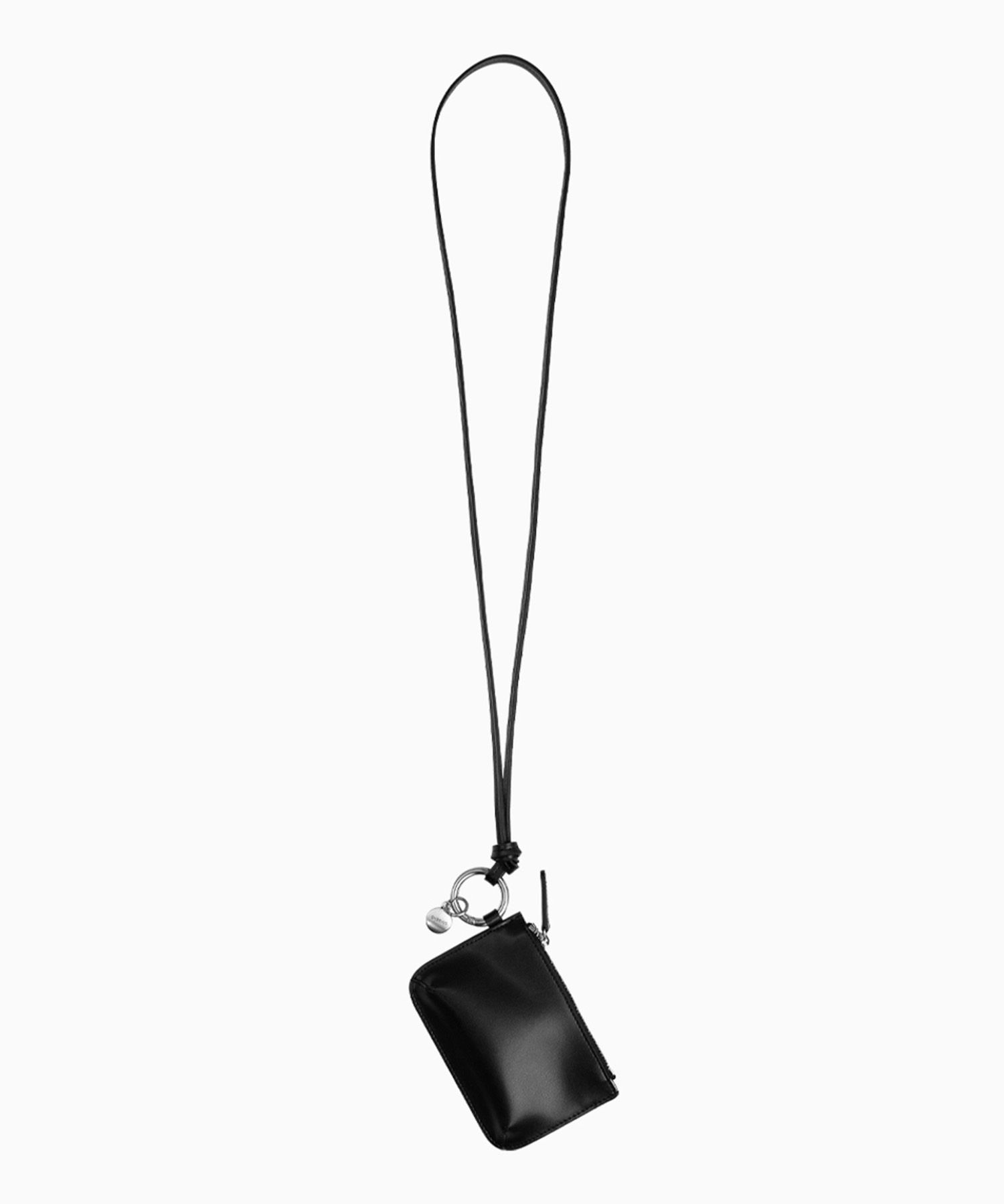 【OHESHIO】25ss CROSS CARD WALLET MUSINSA | OHESHIO CROSS CARD WALLET, BLACK