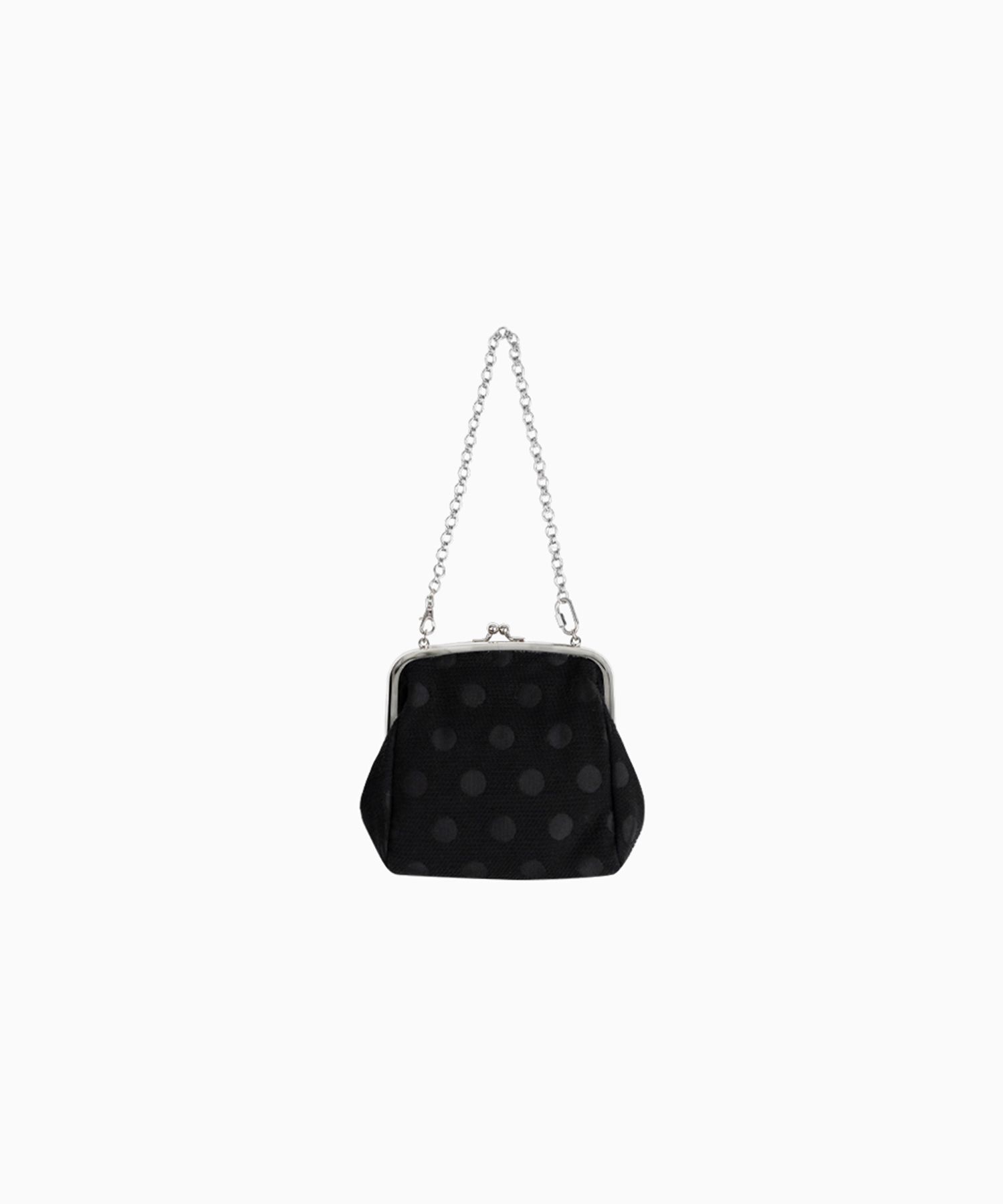 MUSINSA | OHESHIO DOT CHAIN CROSS BAG, BLACK