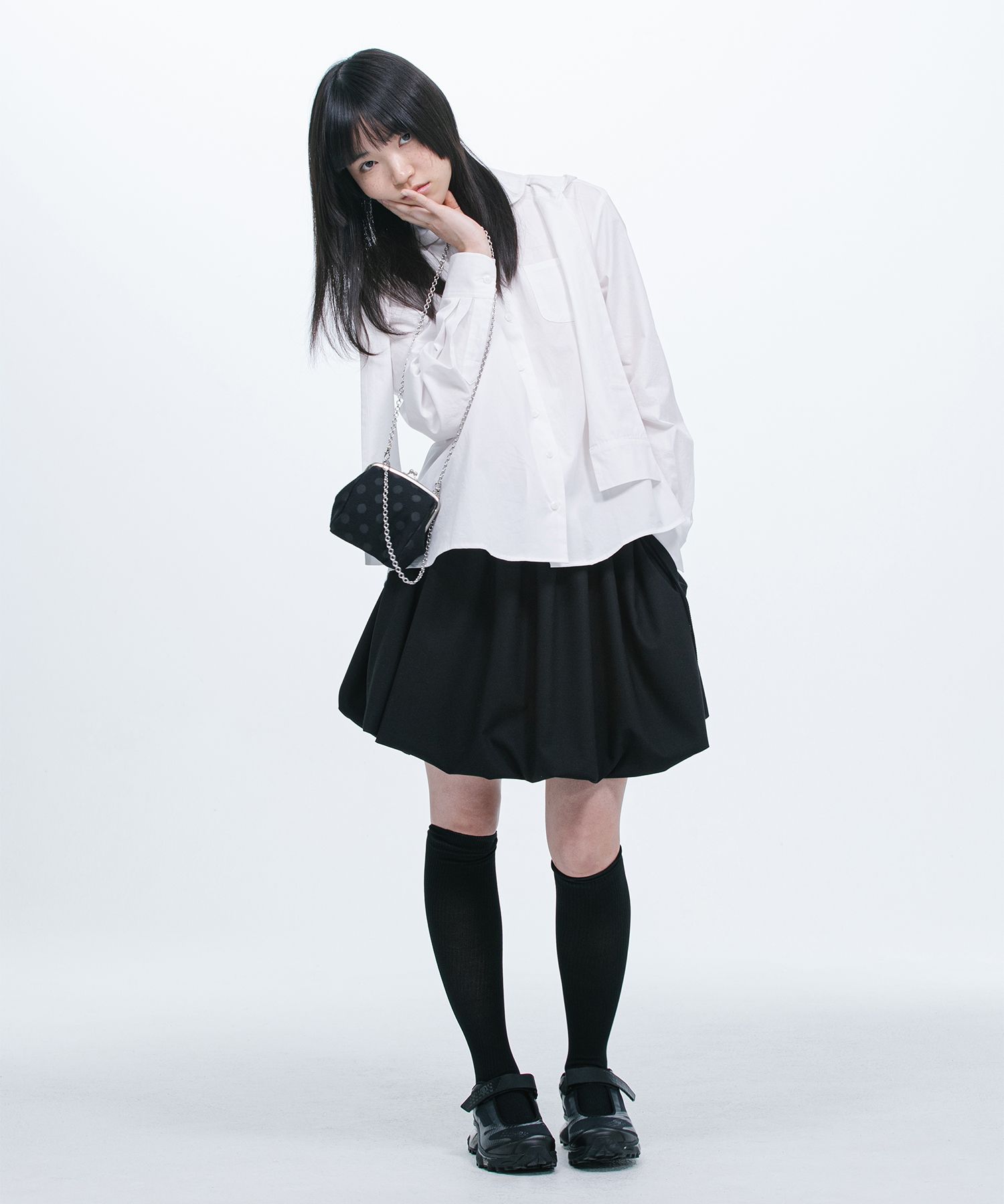 ハンドバッグ [OHESHIO] DOT PADDING BAG_BLACK MUSINSA公式 | OHESHIO DOT PADDING BAG, BLACK