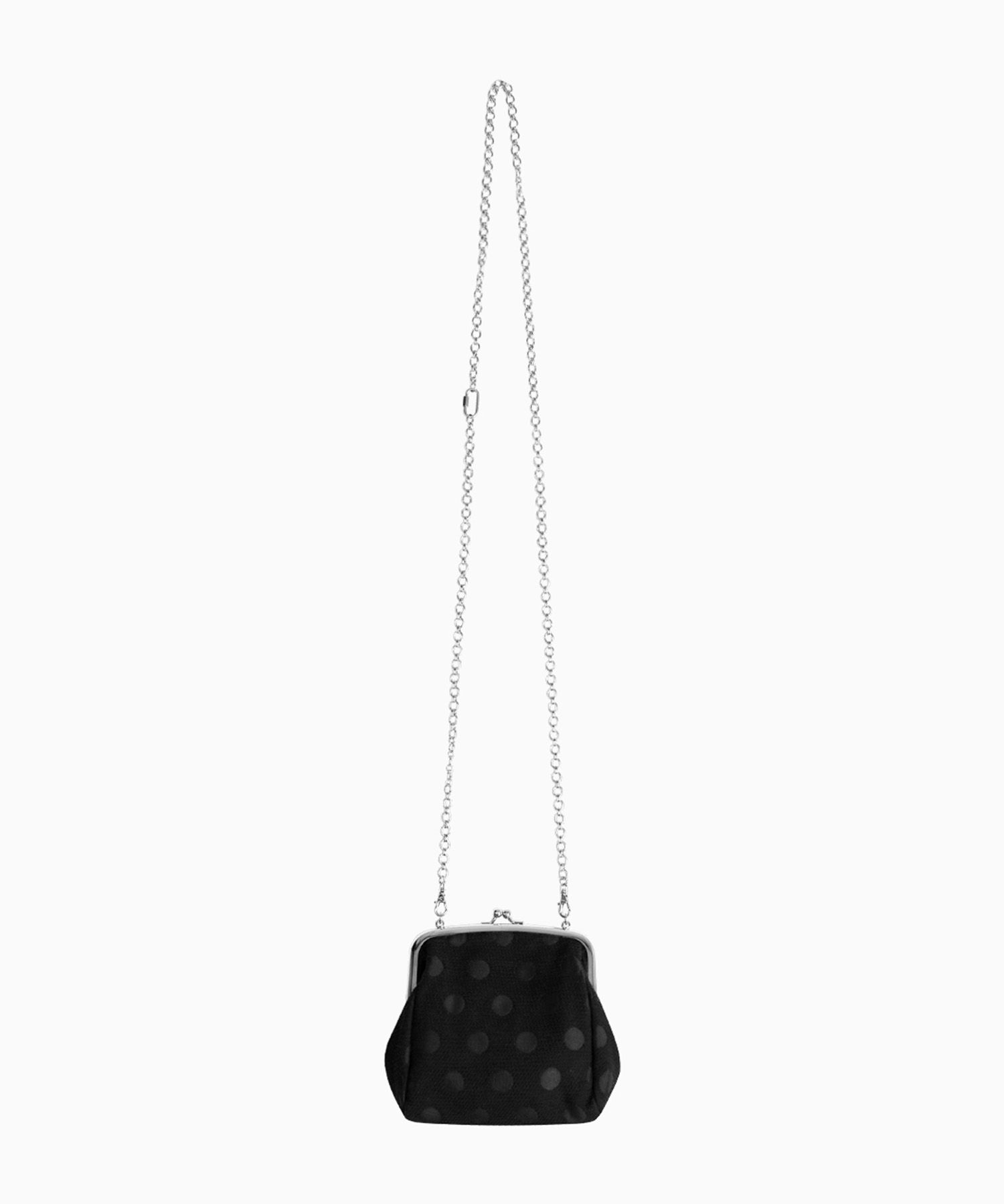 MUSINSA | OHESHIO DOT CHAIN CROSS BAG, BLACK