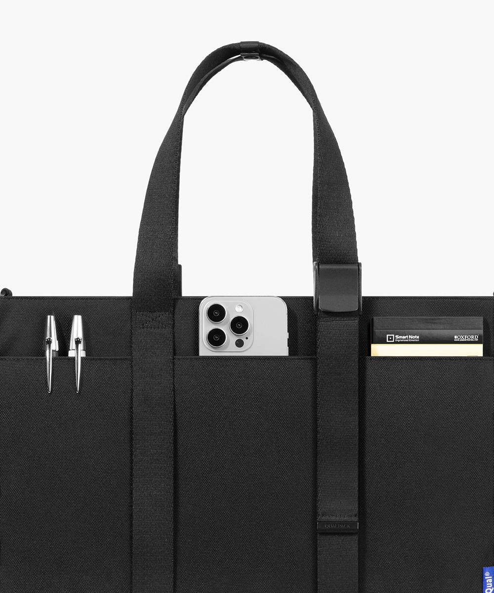 トートバッグ qualpack Essential Tote Bag 331 Black QC331_bk MUSINSA | QUALPACK Essential Tote Bag 331 Black