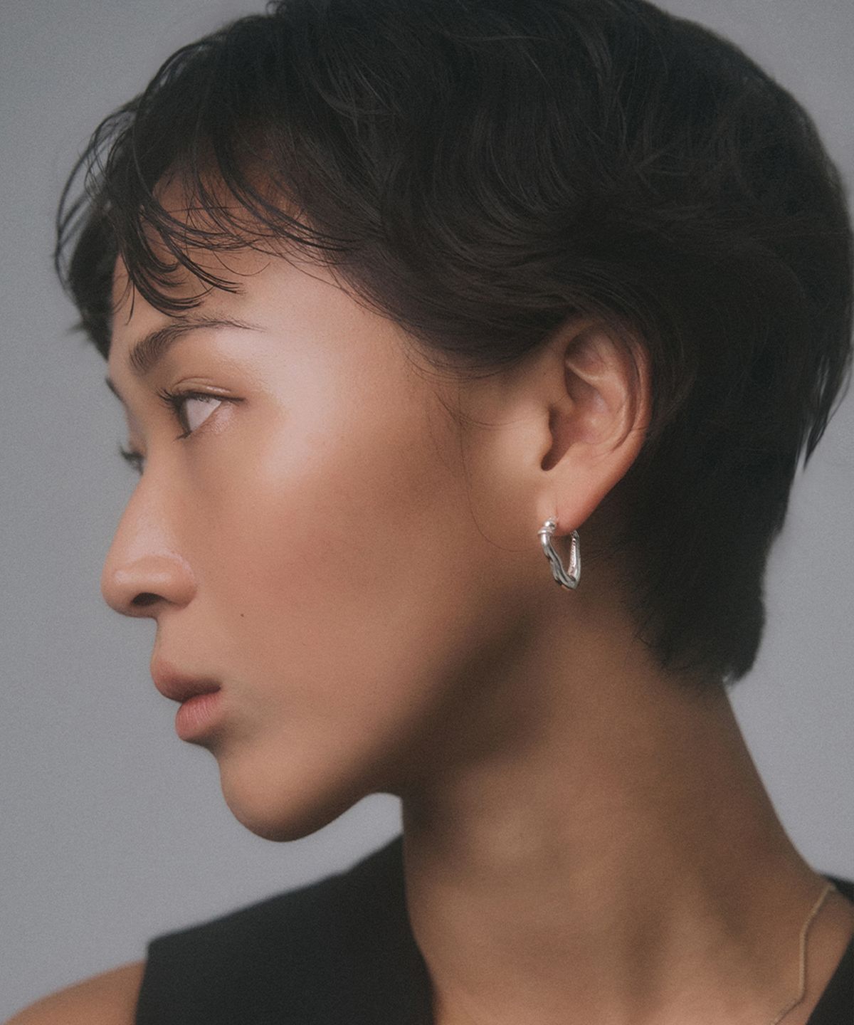 휴스타드(HUSTAD) 232 Hoop Earring _ 925 실버 이어링