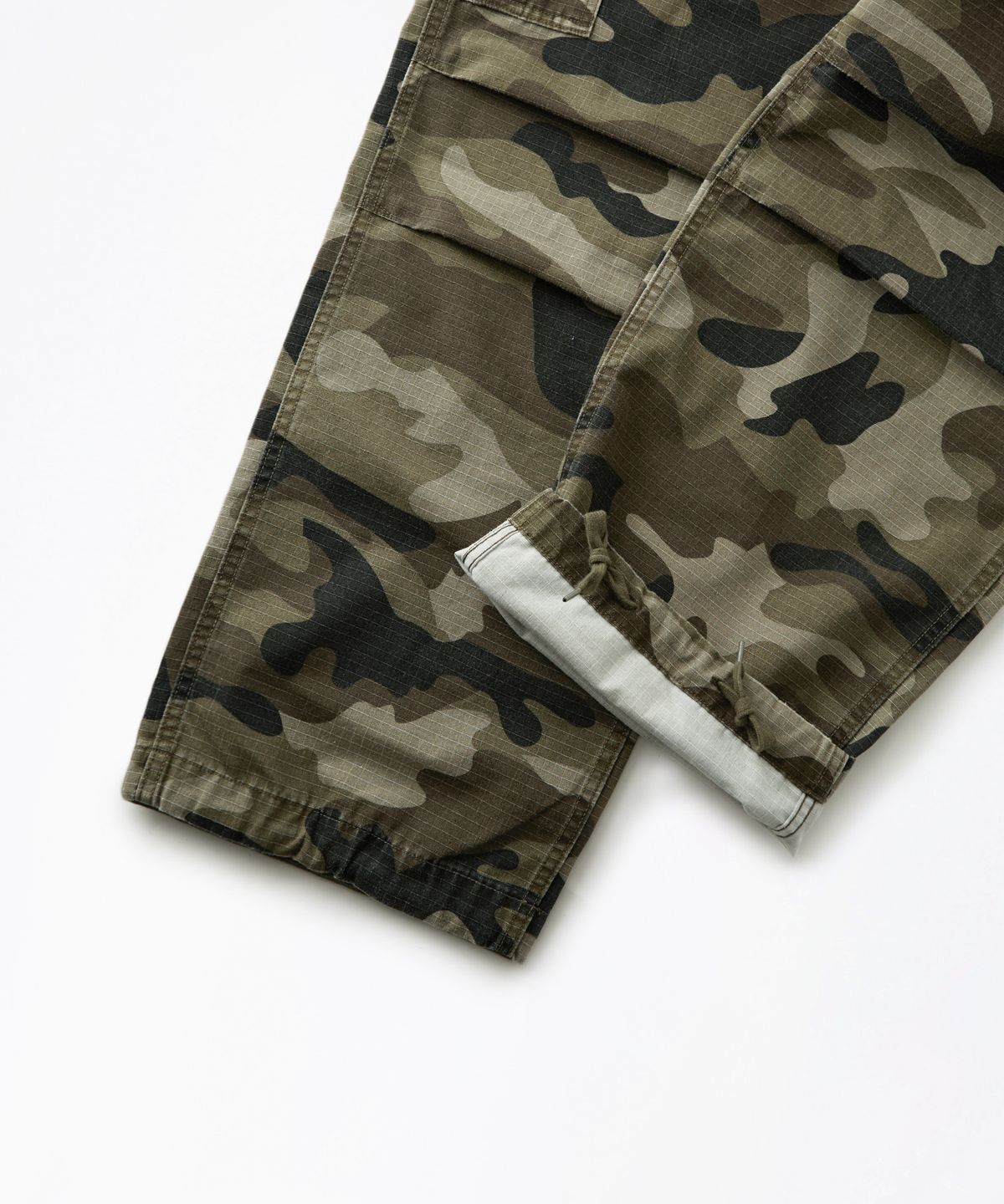 아웃스탠딩(OUTSTANDING) M-65 RIPSTOP CARGO PANTS_WOODLAND CAMO