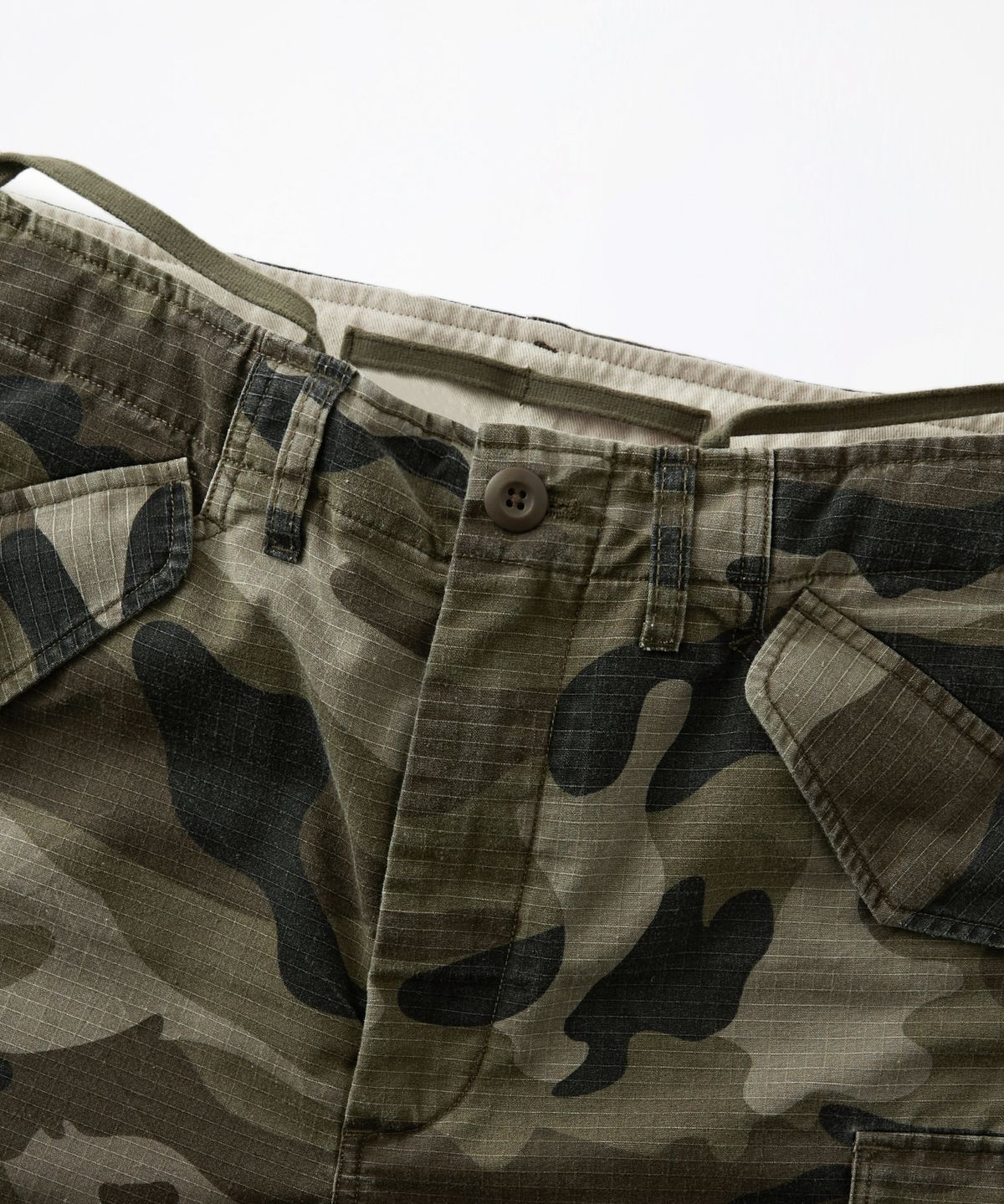 아웃스탠딩(OUTSTANDING) M-65 RIPSTOP CARGO PANTS_WOODLAND CAMO