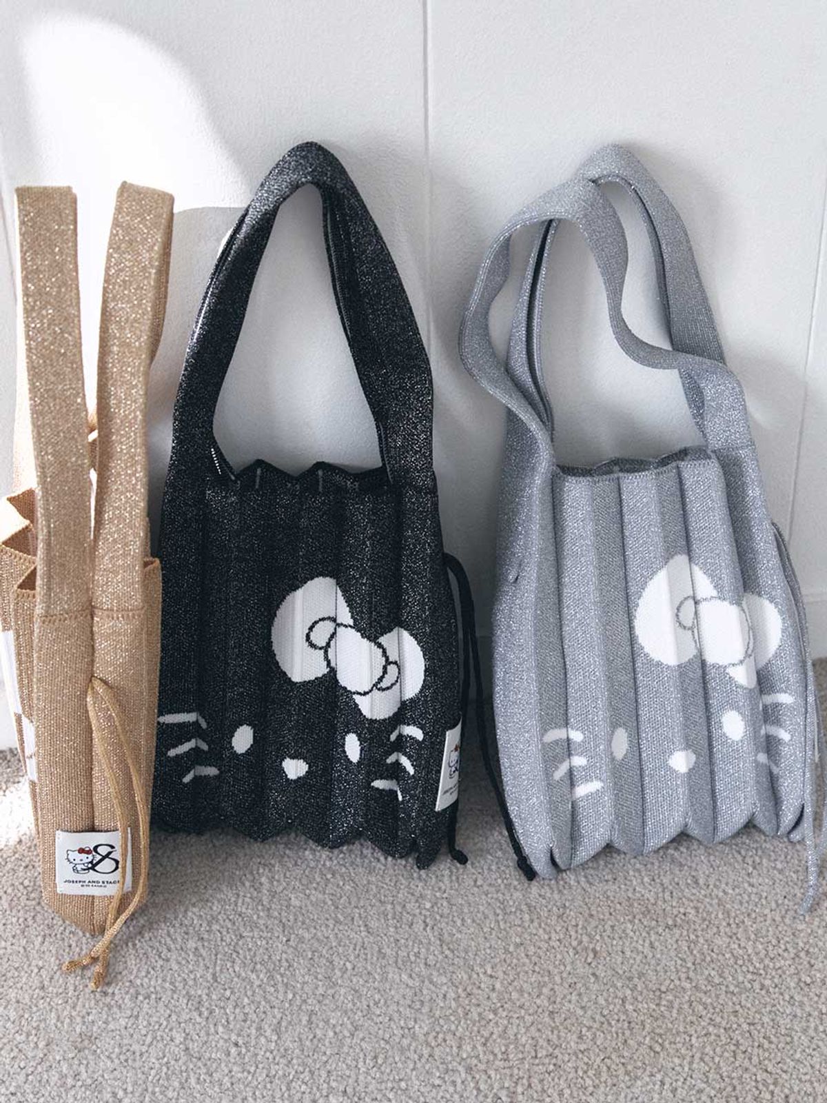 조셉앤스테이시(JOSEPH&STACEY) Lucky Pleats Knit S Starry Hello Kitty (ALL)
