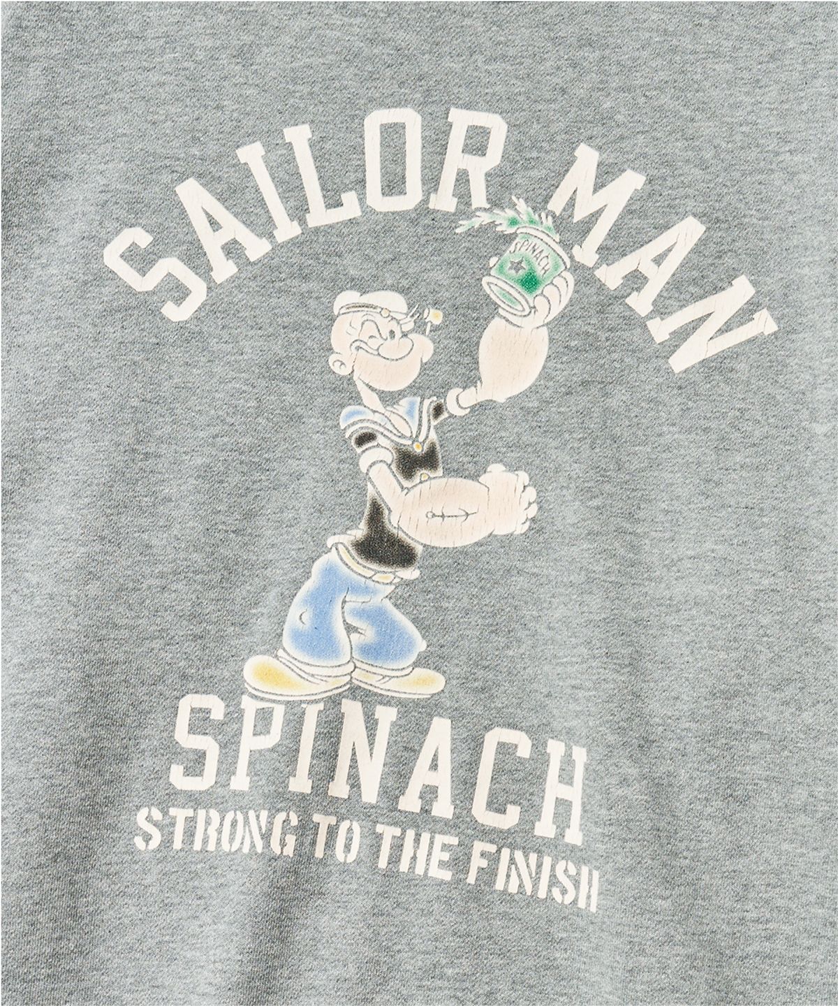 아웃스탠딩(OUTSTANDING) V.S.C SWEAT(SAILOR MAN)_8%MELANGE GRAY