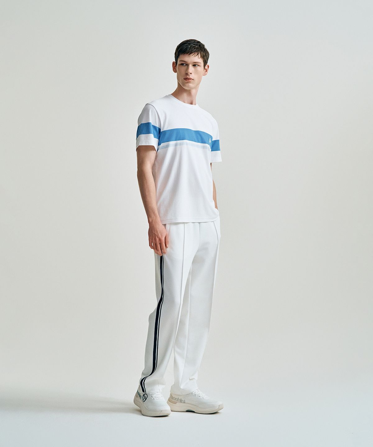 세르지오 타키니(SERGIO TACCHINI) M 다마린도 피케 반팔 폴로 (L.Indigo)