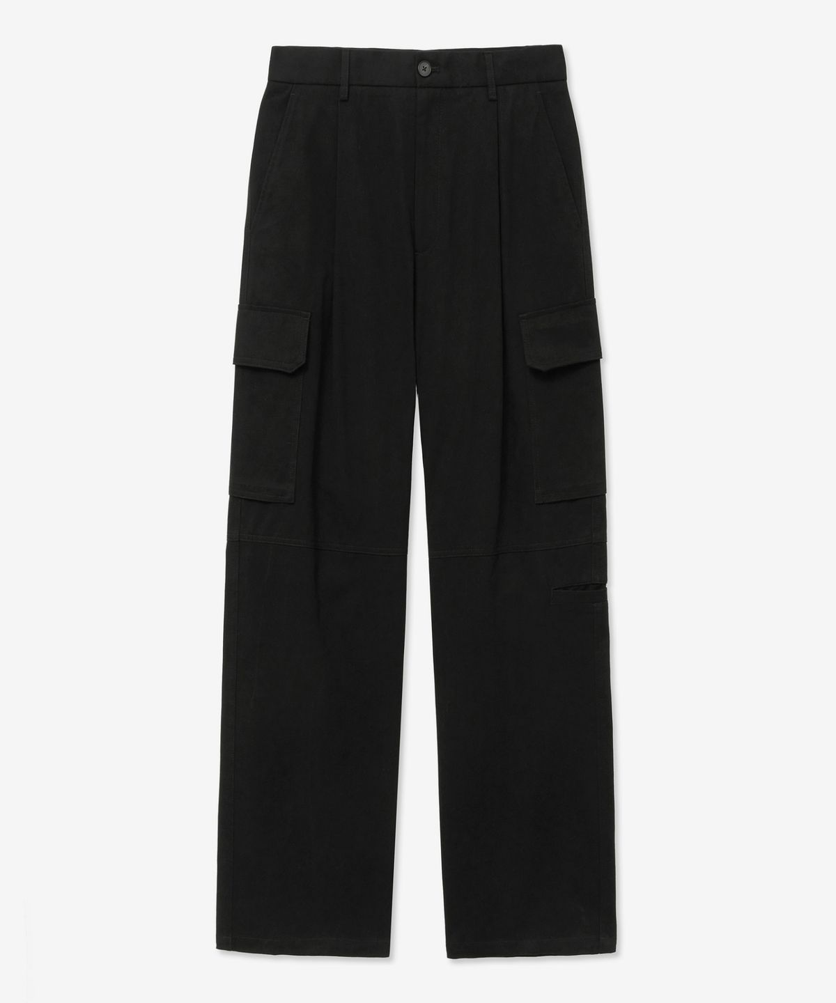티엔지티(TNGT) Cotton Wide Cargo Pants (Black) TNPA5E105BK