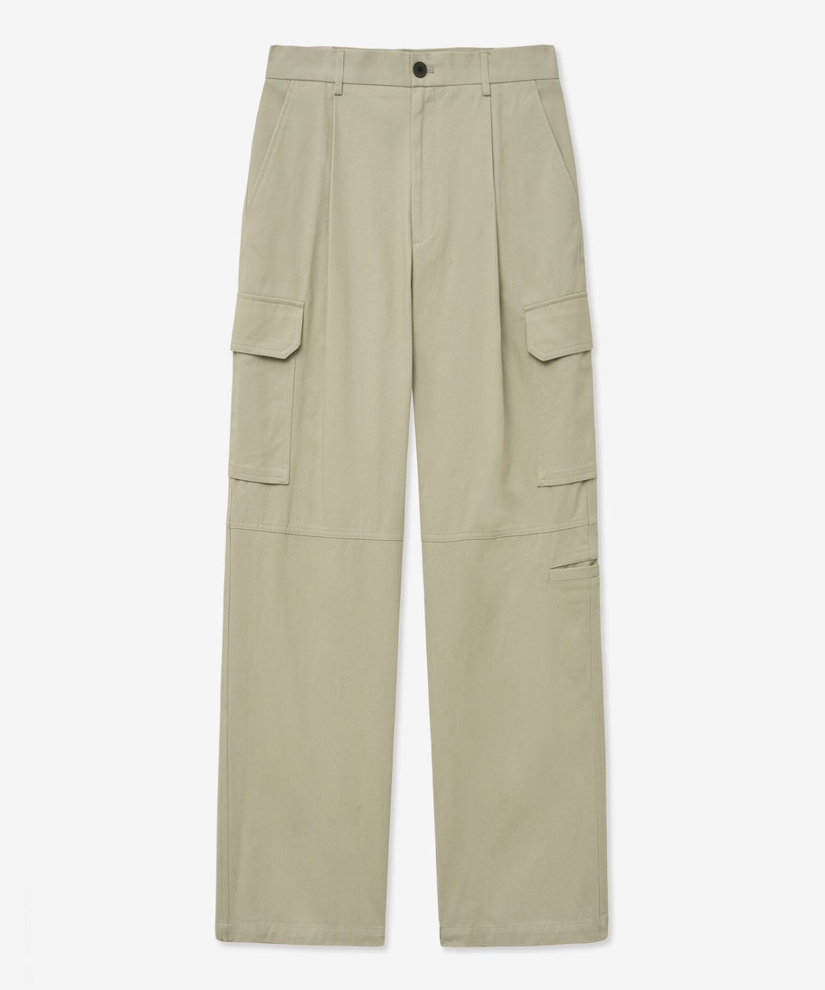 티엔지티(TNGT) Cotton Wide Cargo Pants (Beige) TNPA5E105I2
