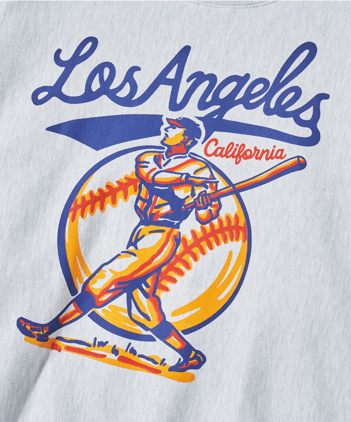 아웃스탠딩(OUTSTANDING) V.S.C SWEAT(LOS ANGELES)_1%MELANGE GRAY