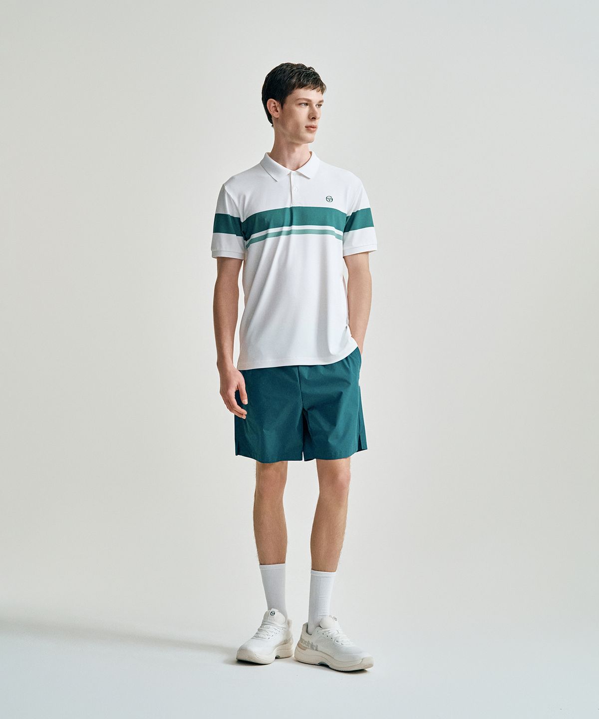 세르지오 타키니(SERGIO TACCHINI) M 다마린도 피케 반팔 폴로 (Green)