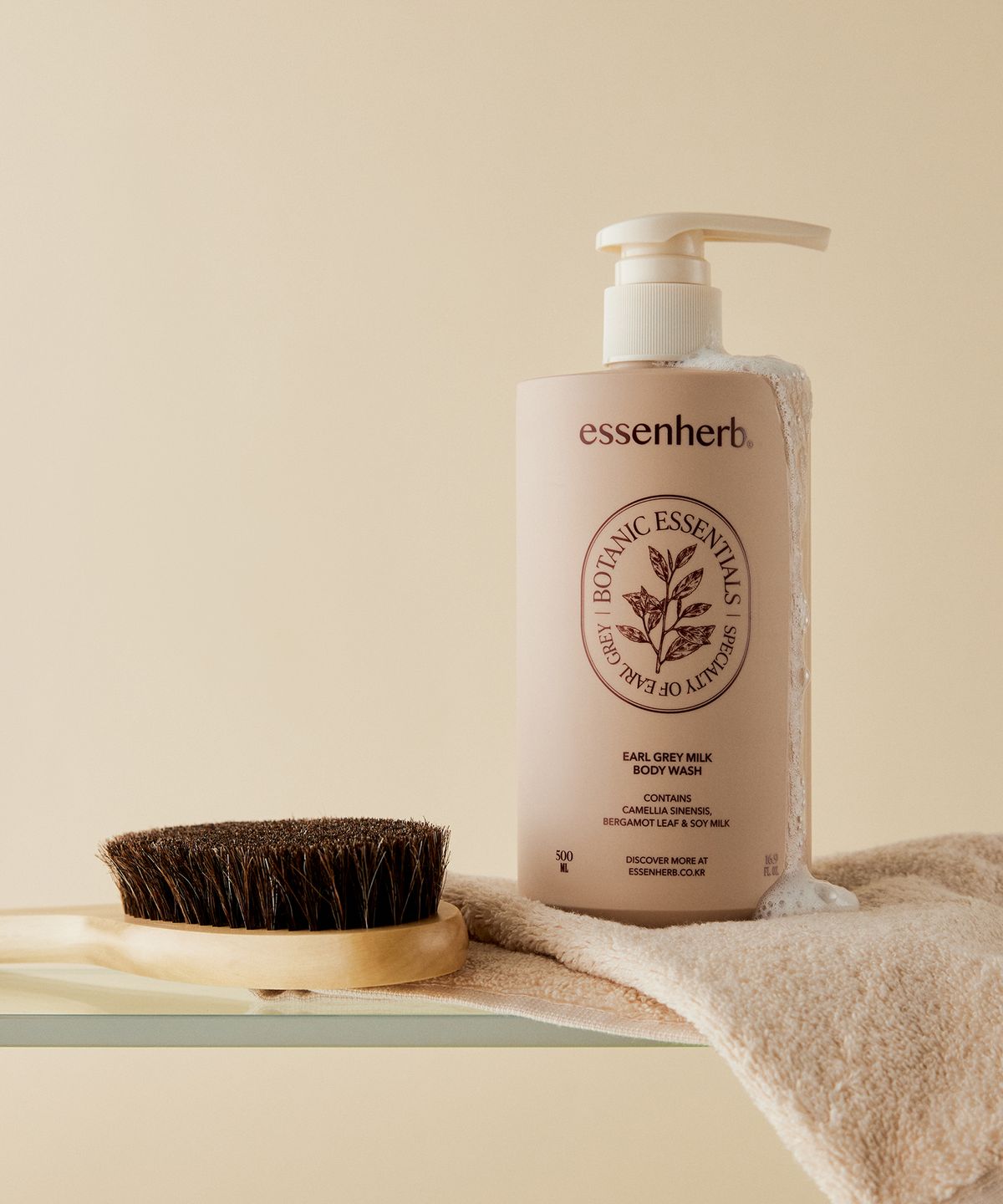 에센허브(ESSENHERB) 얼그레이 밀크 바디 워시 500ml