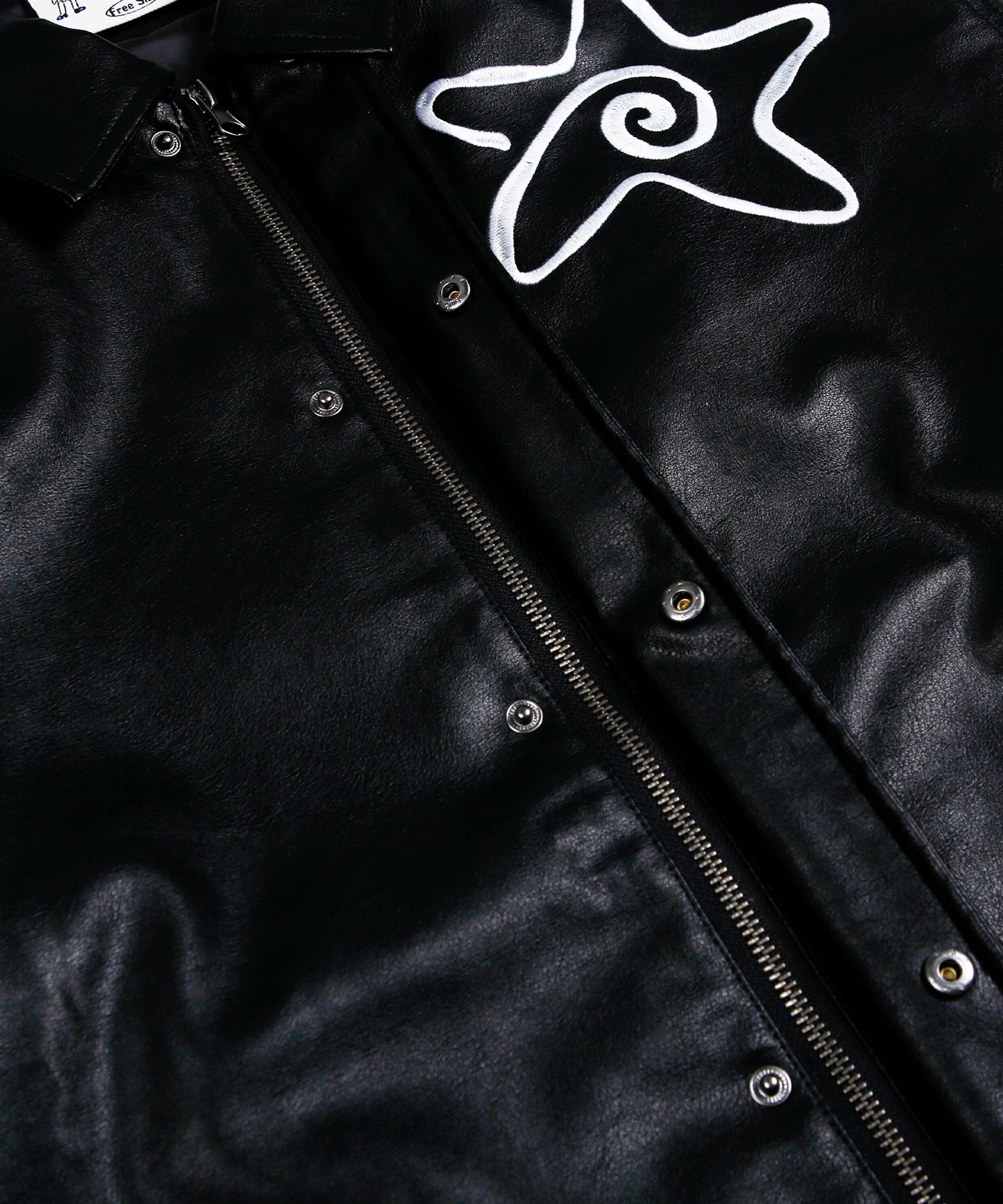 ★2025SS新作★XTONZ★DRUNKEN STAR LEATHER CARCOAT MUSINSA | XTONZ WOMAN WXJ022 Drunken Star Leather Car Coat