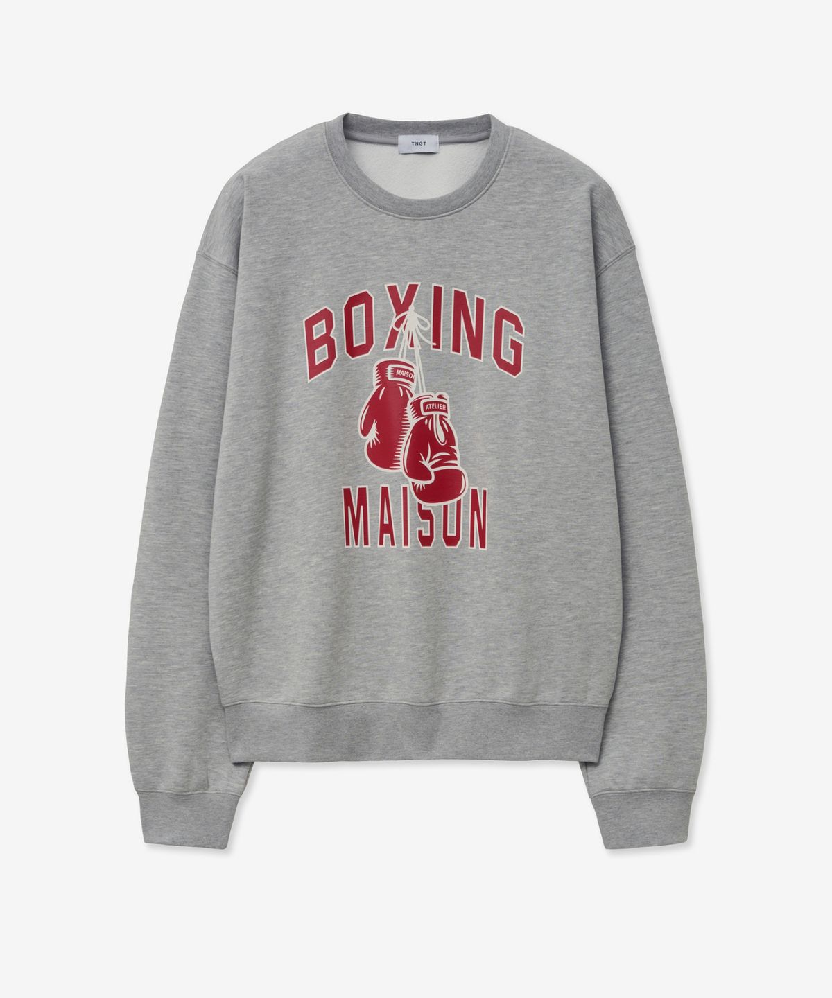 티엔지티(TNGT) Boxing Sweatshirt (Melange Gray) TNTS5E101G2