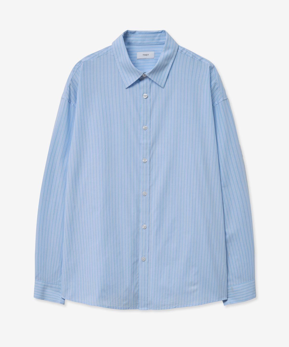 티엔지티(TNGT) Cotton Stripe Shirt (Blue) TNSH5E106B2