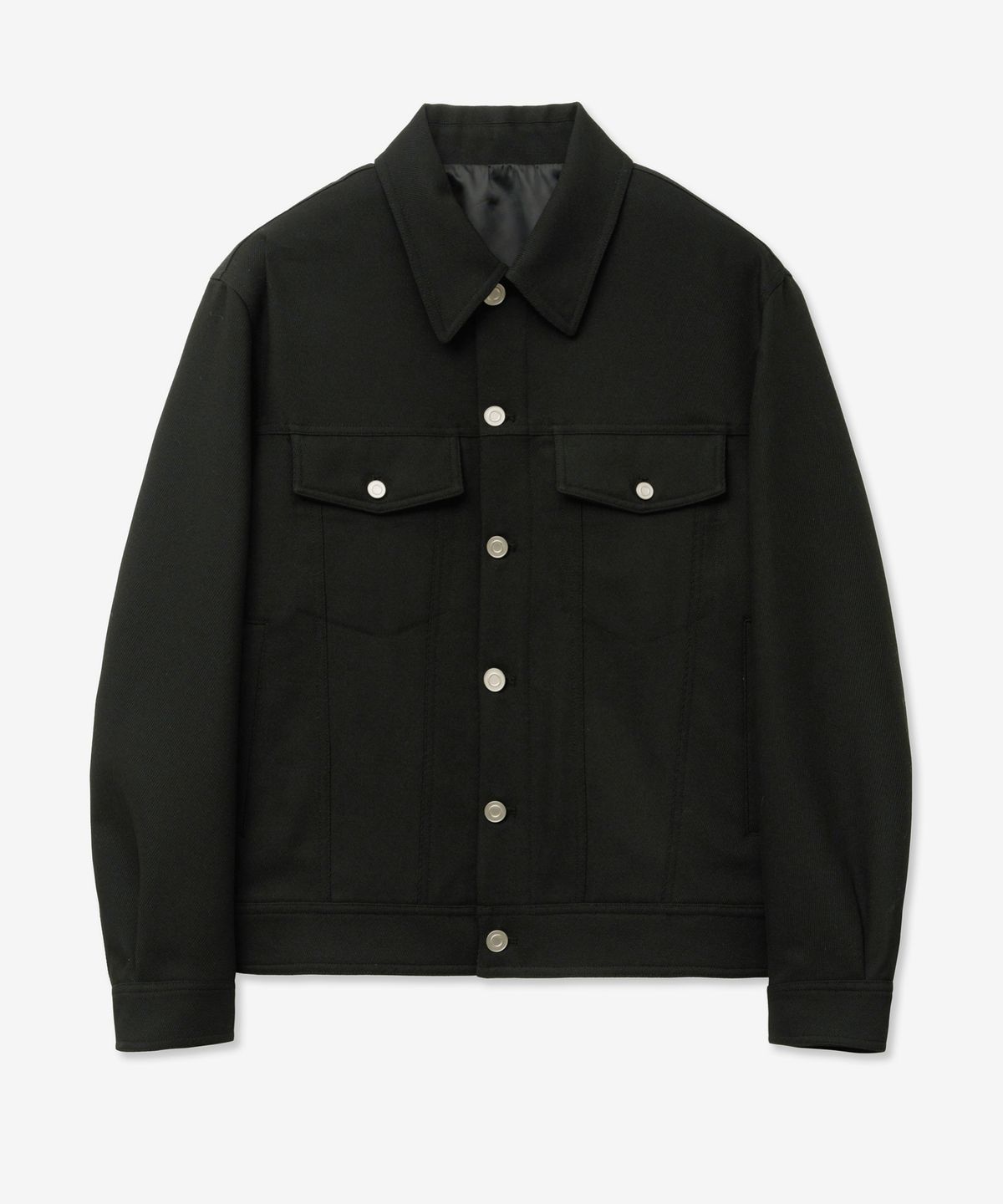 티엔지티(TNGT) New Trucker Jacket (Black) TNJU5E101BK