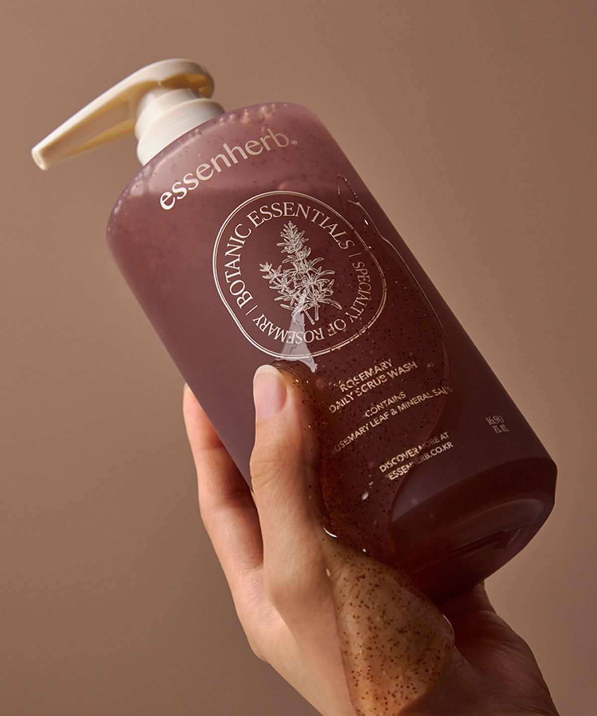 에센허브(ESSENHERB) 로즈마리 데일리 스크럽 워시 500ml