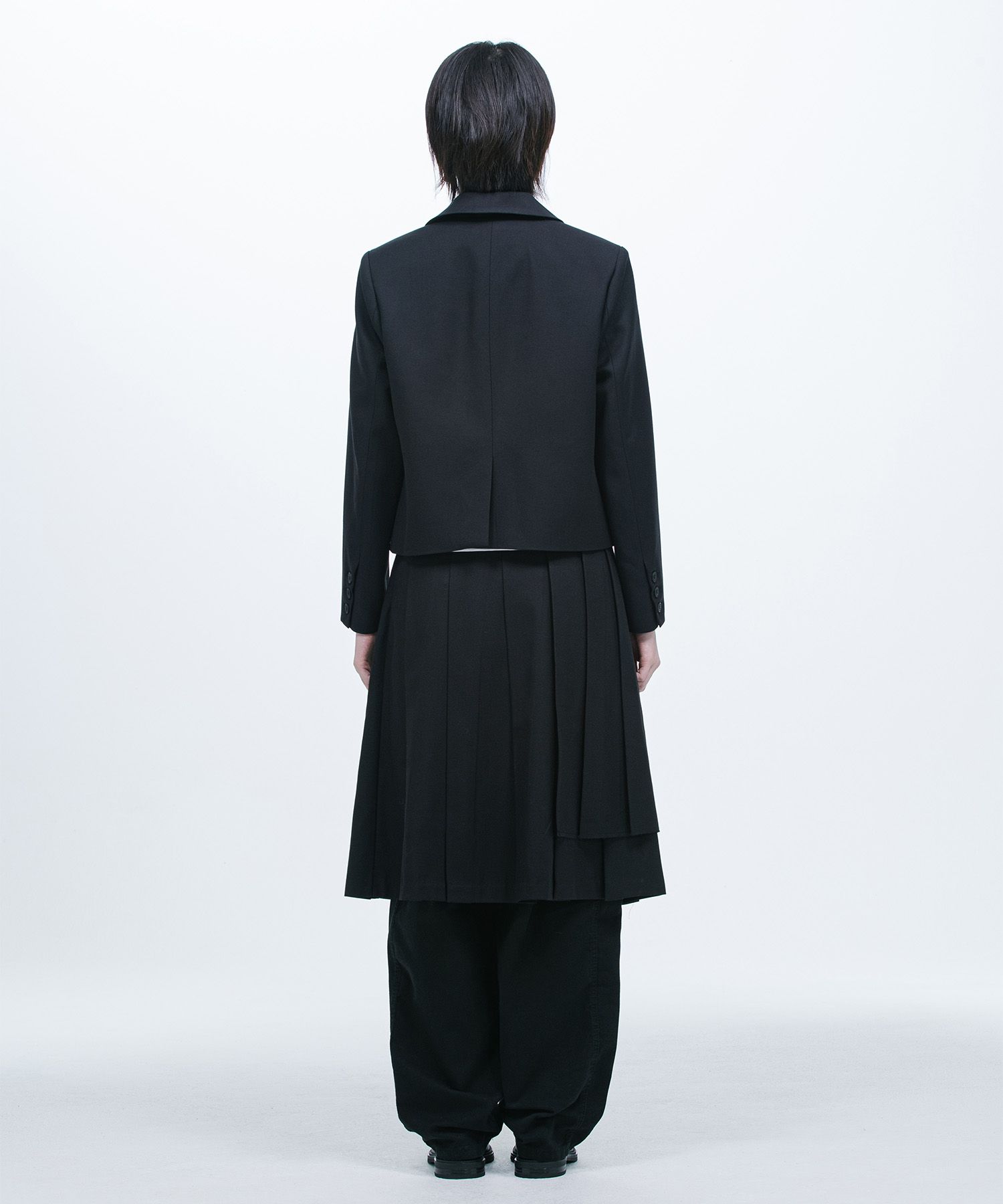 [OHESHIO] / ☆ 25SS PLEATED LAYERED SKIRT / BLACK MUSINSA | OHESHIO PLEATED LAYERED SKIRT, BLACK