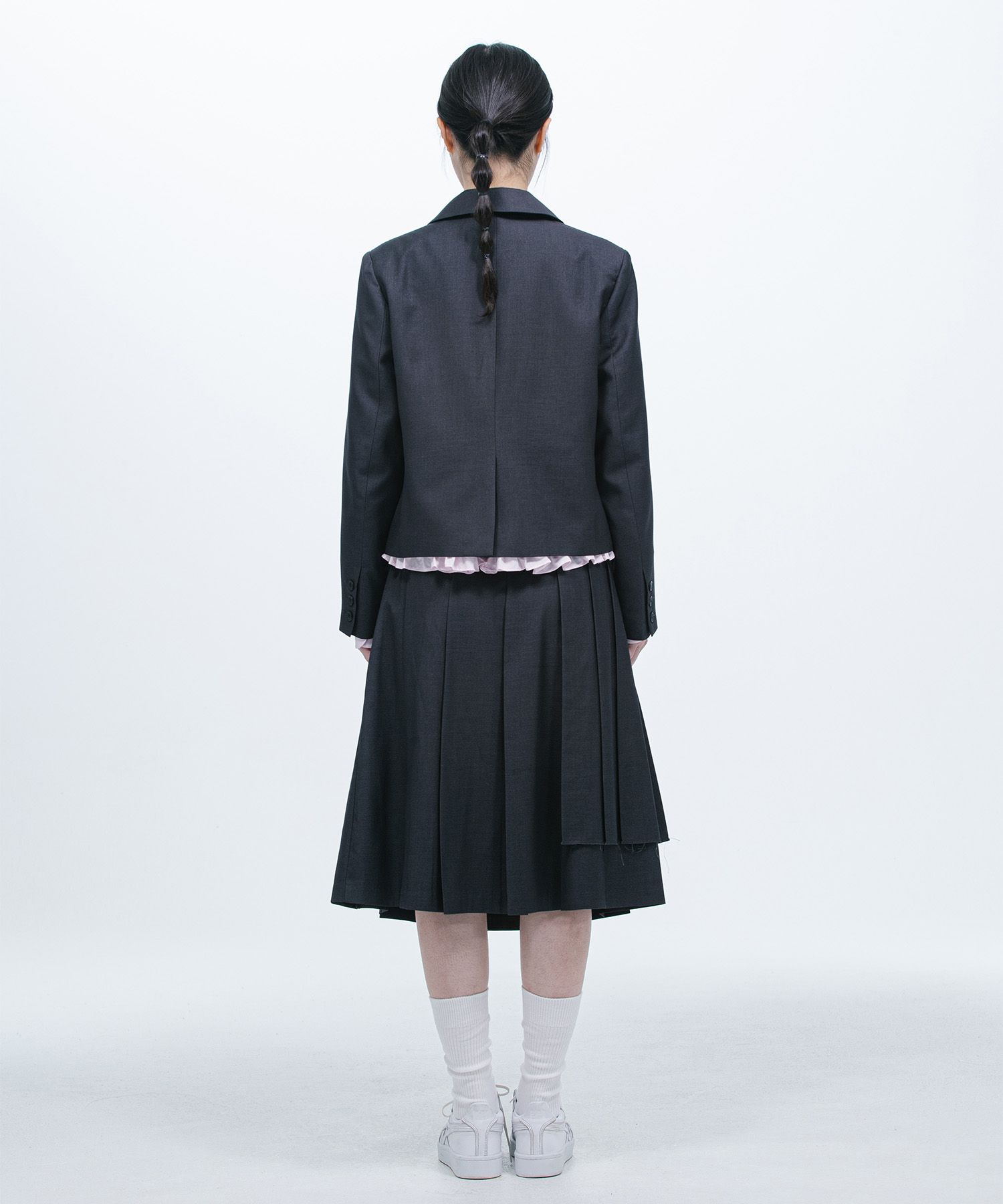 スカート OHESHIO PLEATED LAYERED SKIRT 5BNY458 MUSINSA | OHESHIO PLEATED LAYERED SKIRT, BLACK