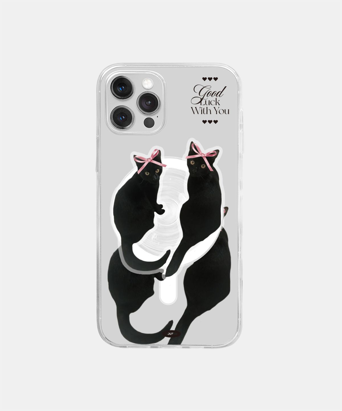 소유템(SOUTEM) [Magsafe] Ribbonit_Clear Phone Case Tok Set