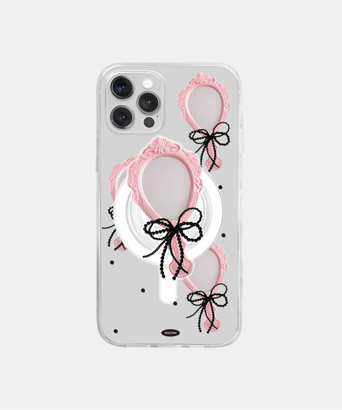 소유템(SOUTEM) [Magsafe] Ribbonit_Clear Phone Case Tok Set