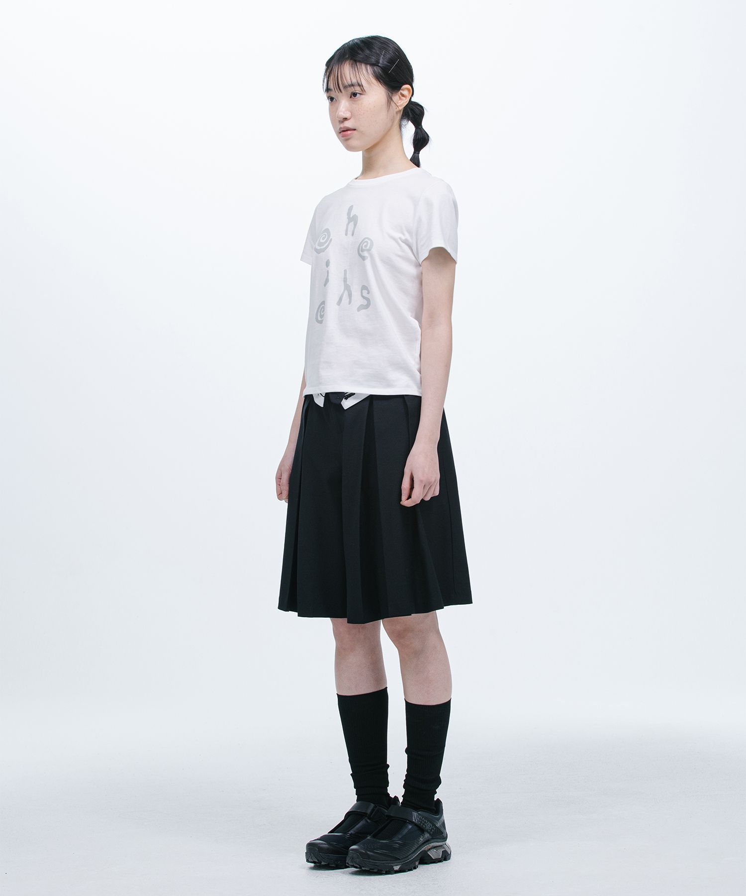 スカート neith. Rose Pleats Skirt Pants(Black)S Rose Pleats Skirt Pants(Black) – neith.onlinestore