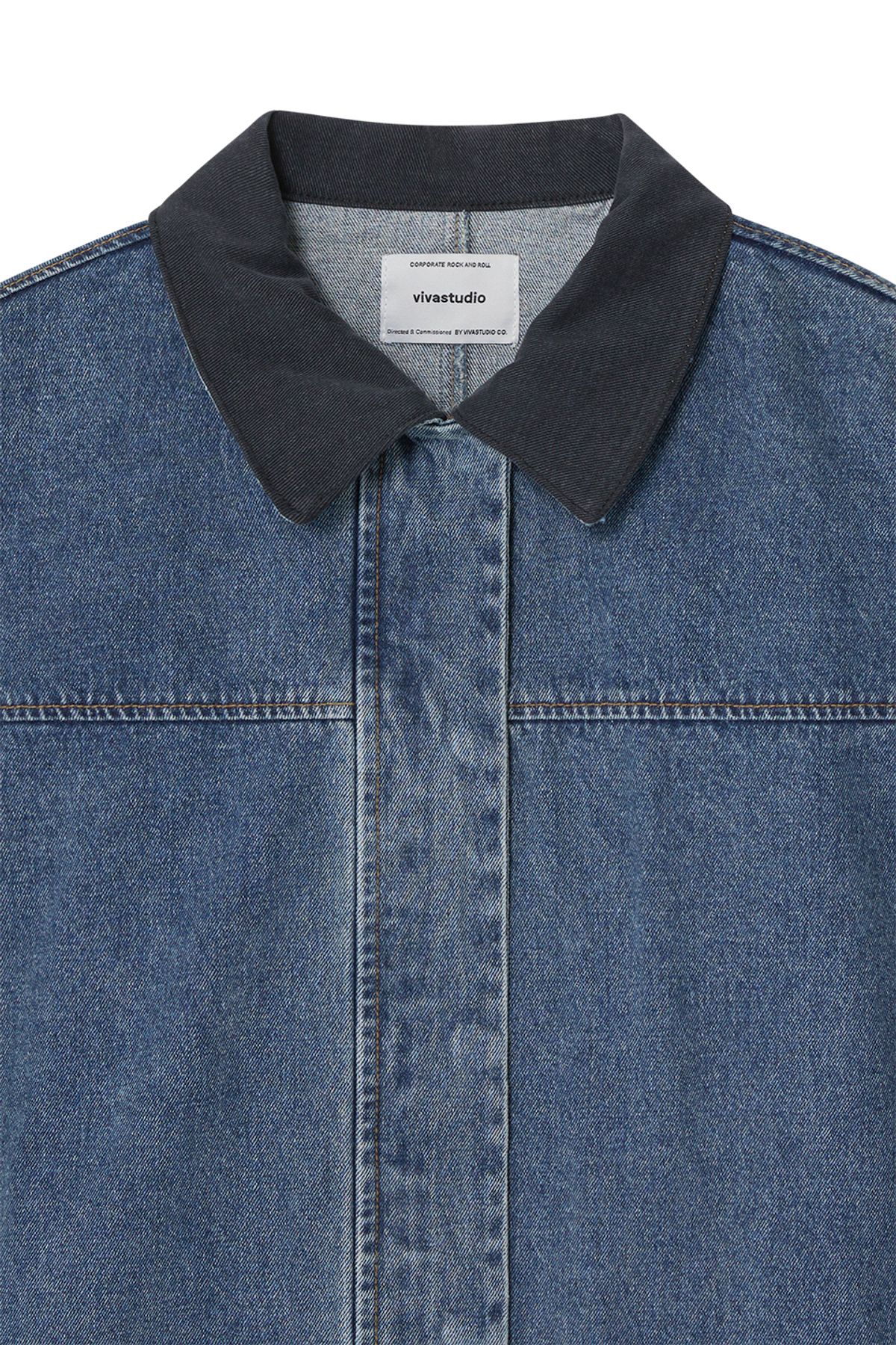비바스튜디오(VIVASTUDIO) VXV OVERSIZED WORK JACKET [BLUE]