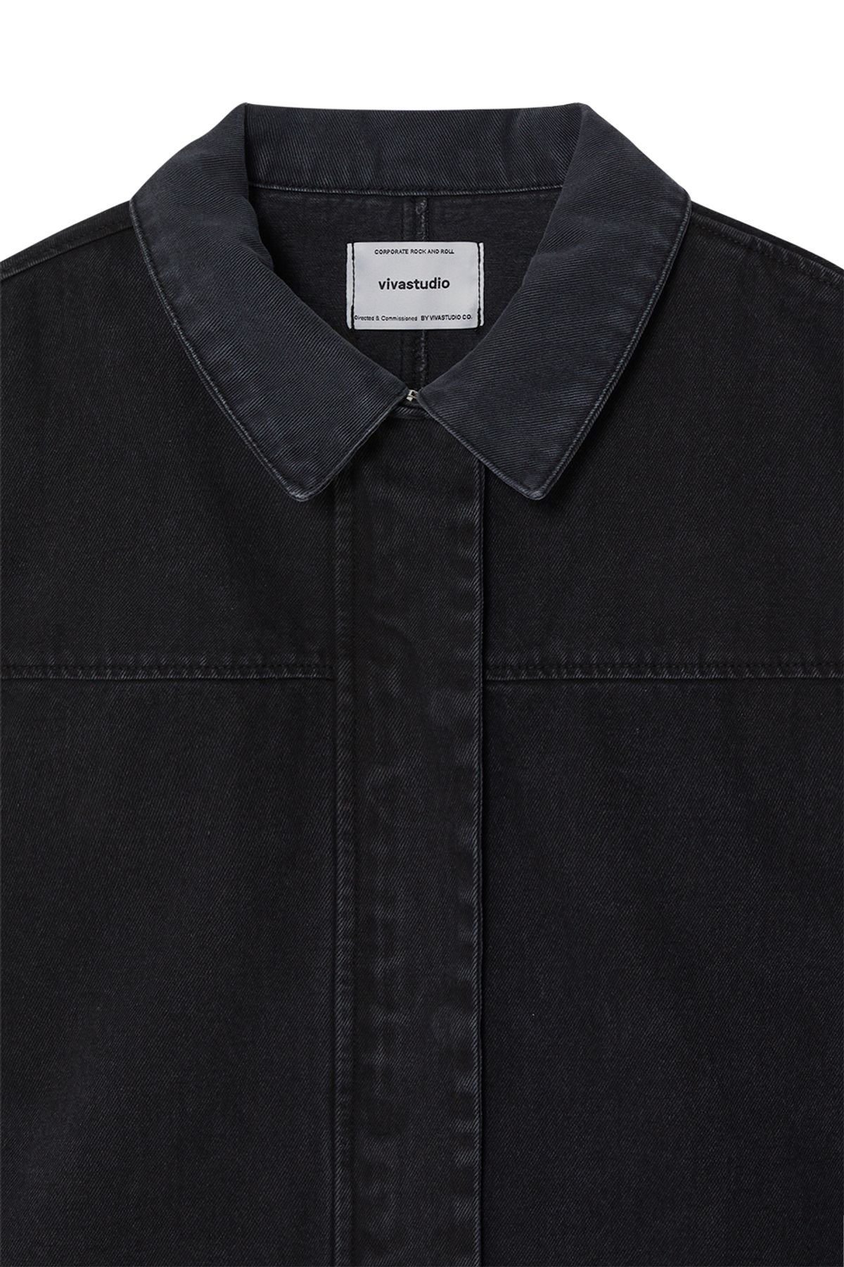 비바스튜디오(VIVASTUDIO) VXV OVERSIZED WORK JACKET [BLACK]