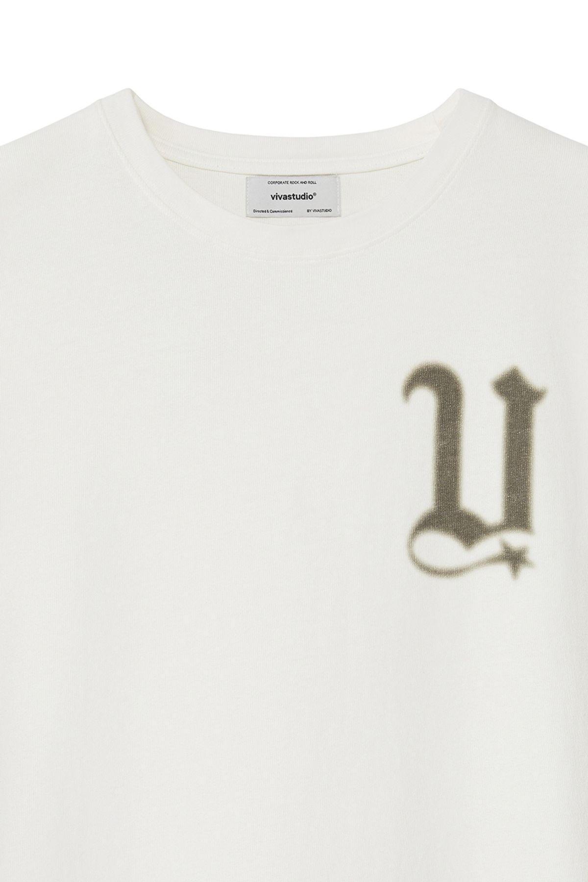 비바스튜디오(VIVASTUDIO) VESPER LOGO VINTAGE LONG SLEEVE [WHITE]